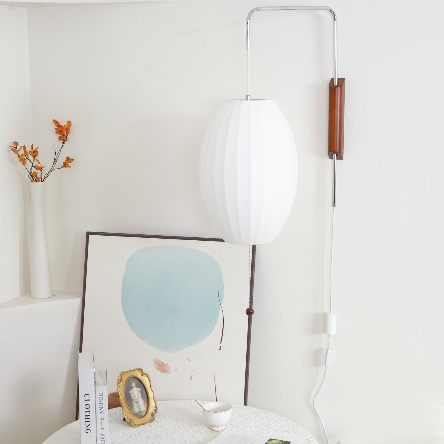 Lustra Wall Sconce Walnut Ball - Letslighting