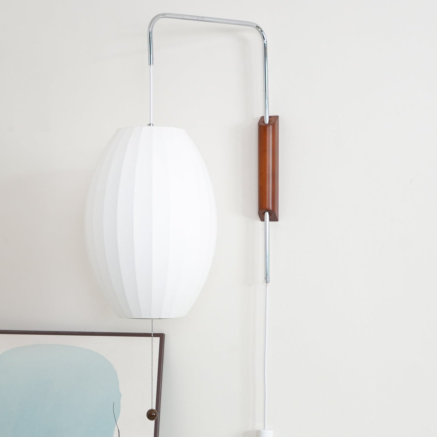 Lustra Wall Sconce Walnut Ball - Letslighting