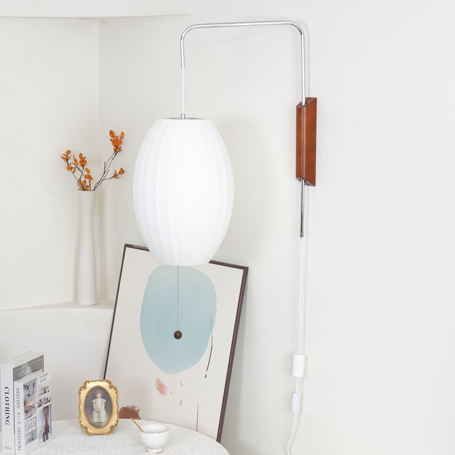 Lustra Wall Sconce Walnut Ball - Letslighting
