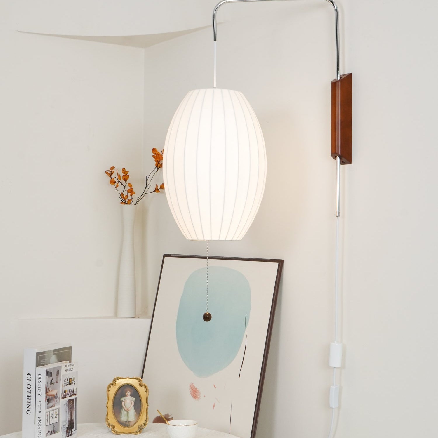 Lustra Wall Sconce Walnut Ball - Letslighting