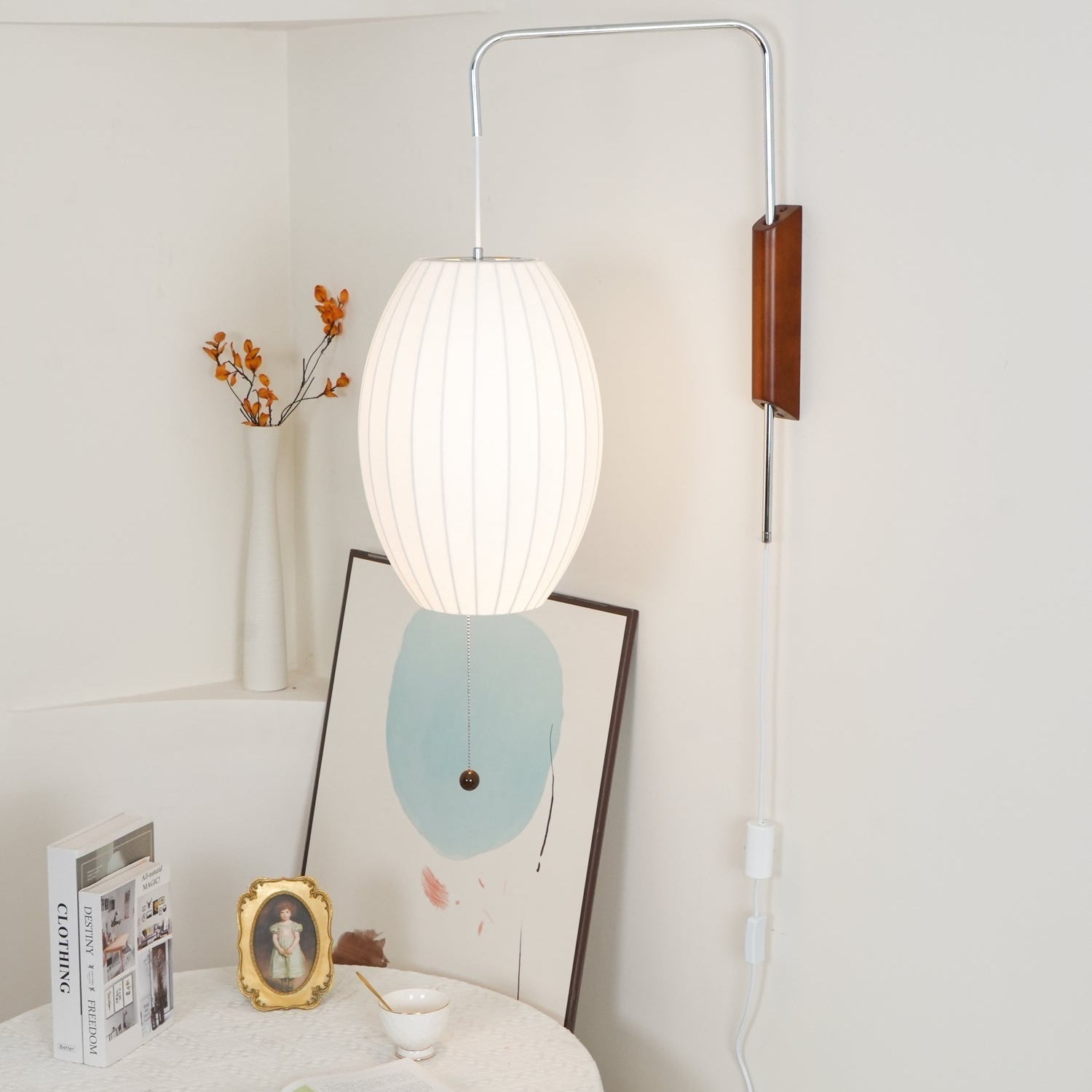 Lustra Wall Sconce Walnut Ball - Letslighting