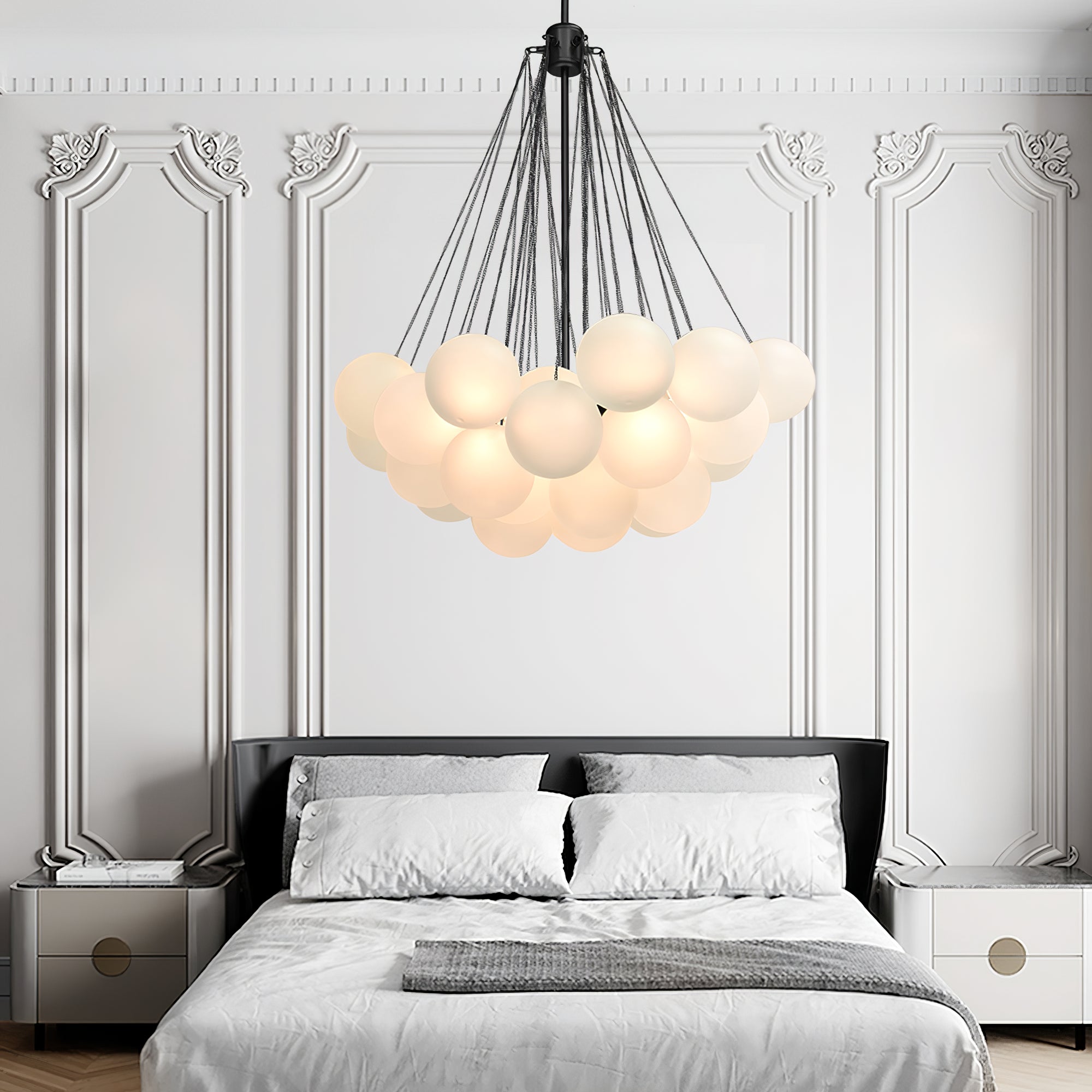 Valentina Glass Globe Pendant Light Bubble