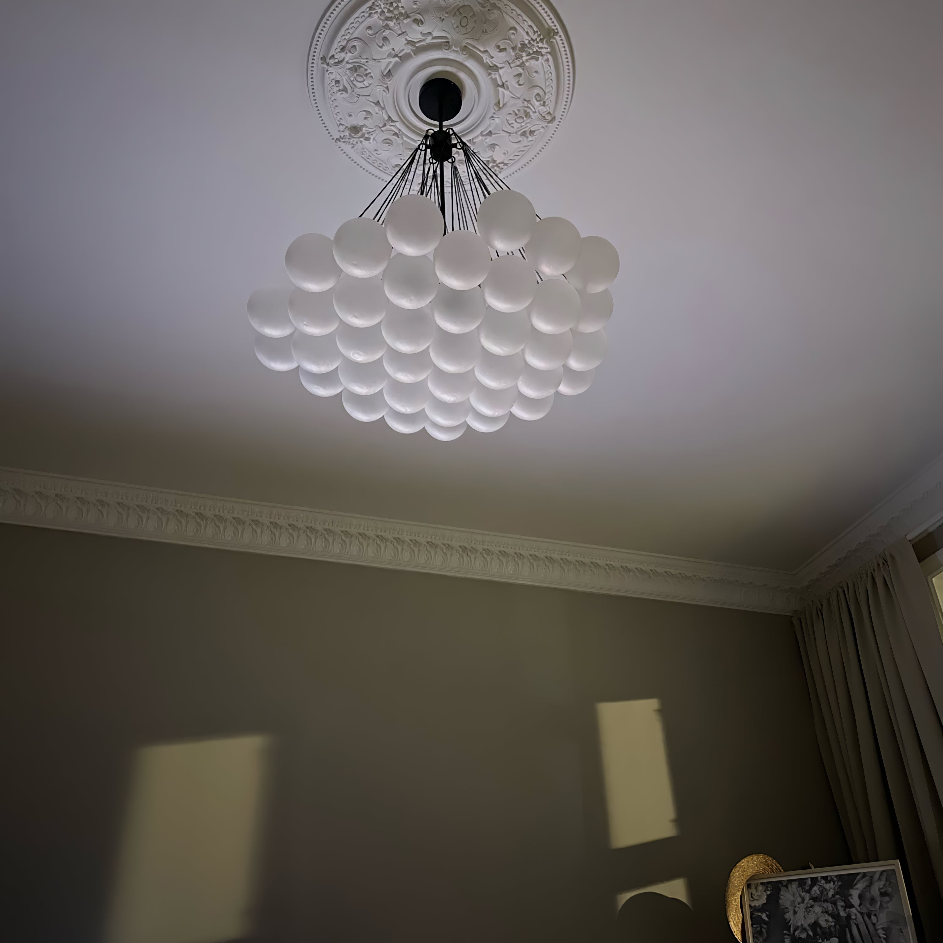 Valentina Glass Globe Pendant Light Bubble