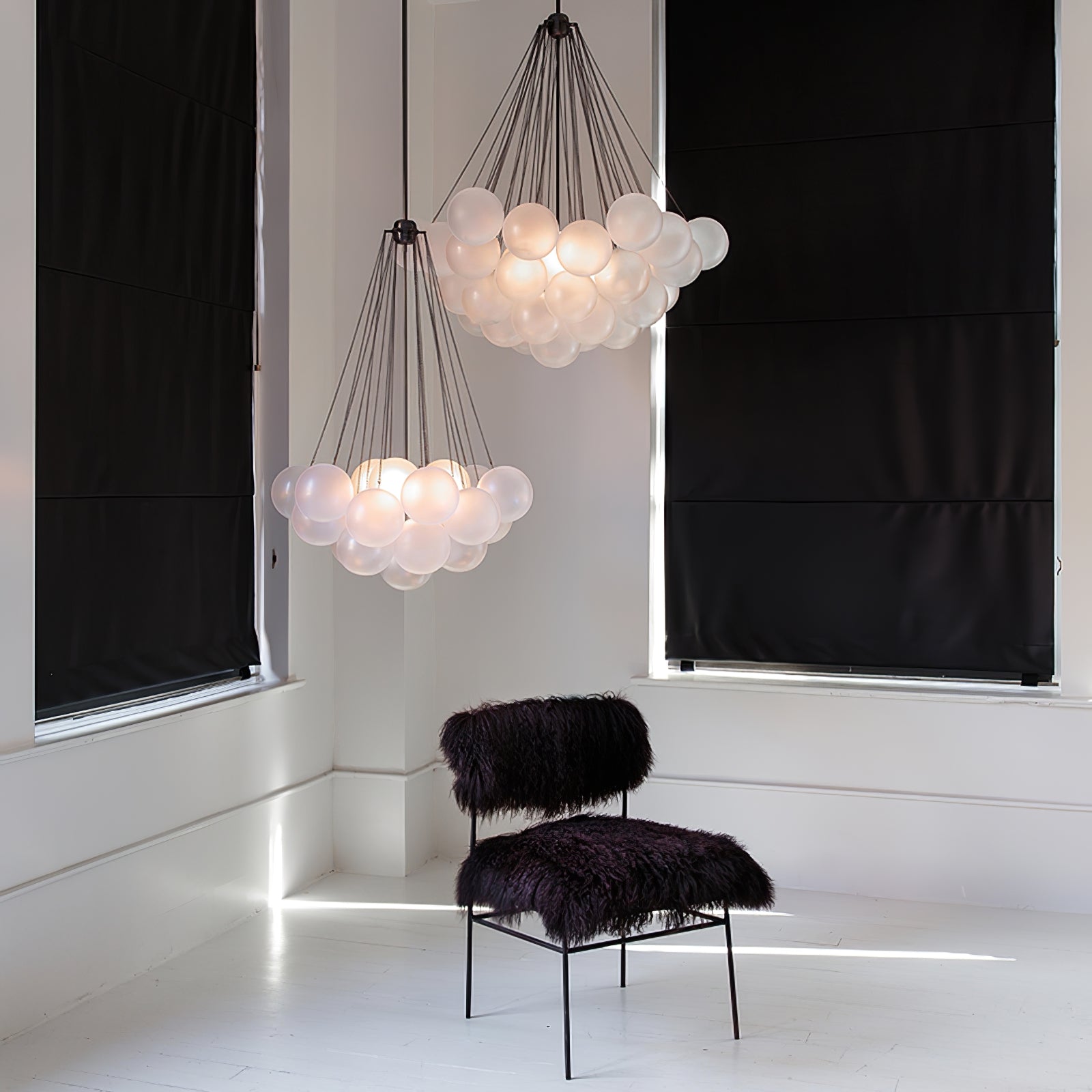 Valentina Glass Globe Pendant Light Bubble