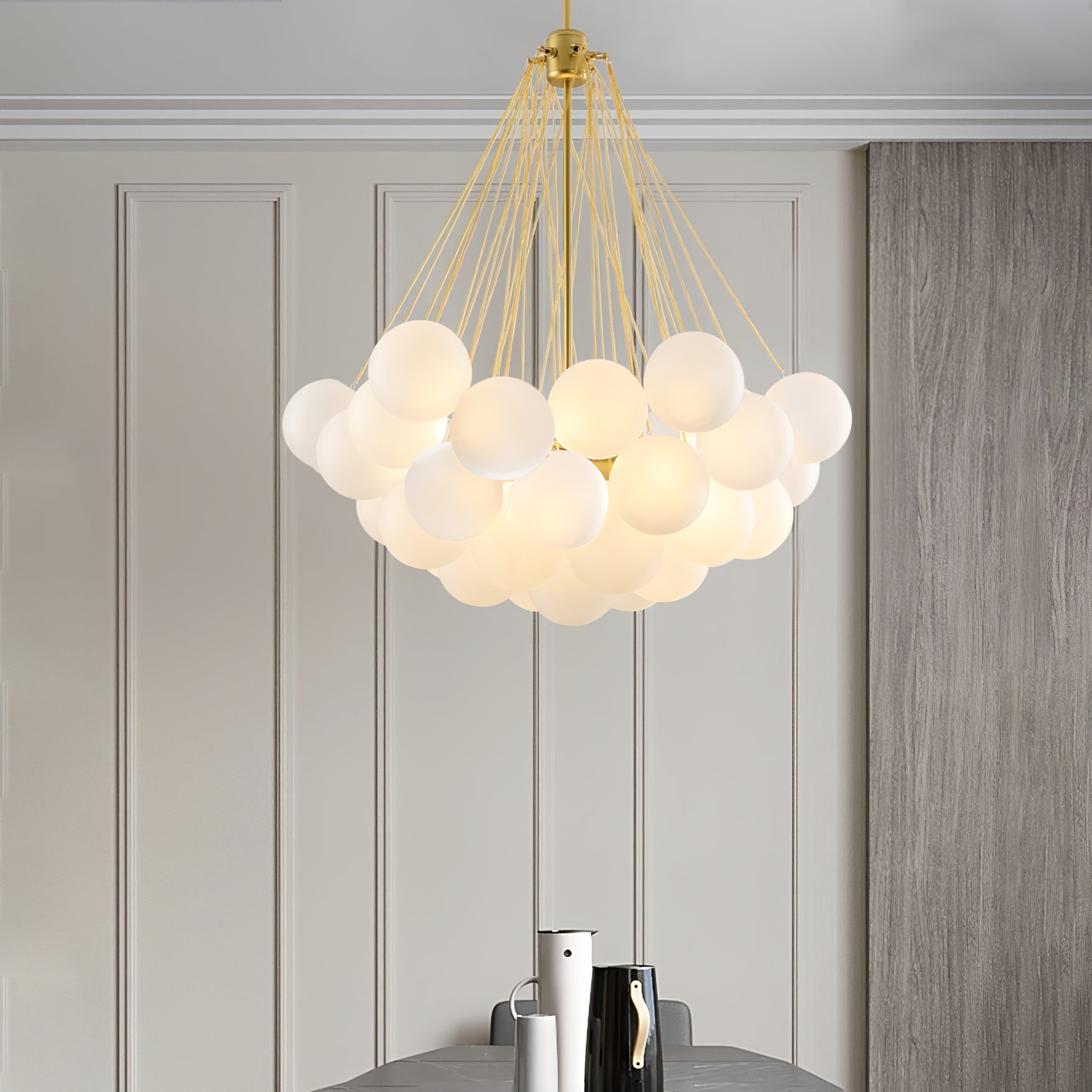 Valentina Glass Globe Pendant Light Bubble
