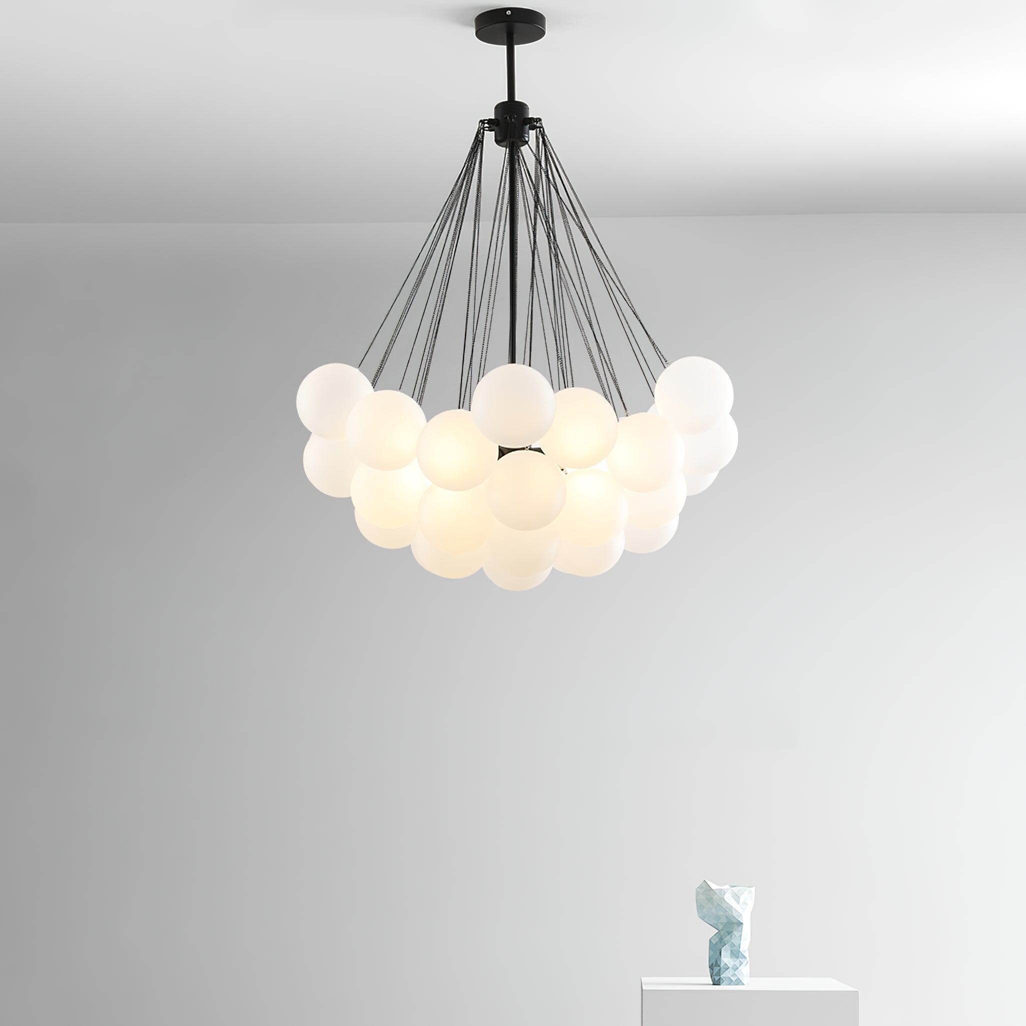 Valentina Glass Globe Pendant Light Bubble