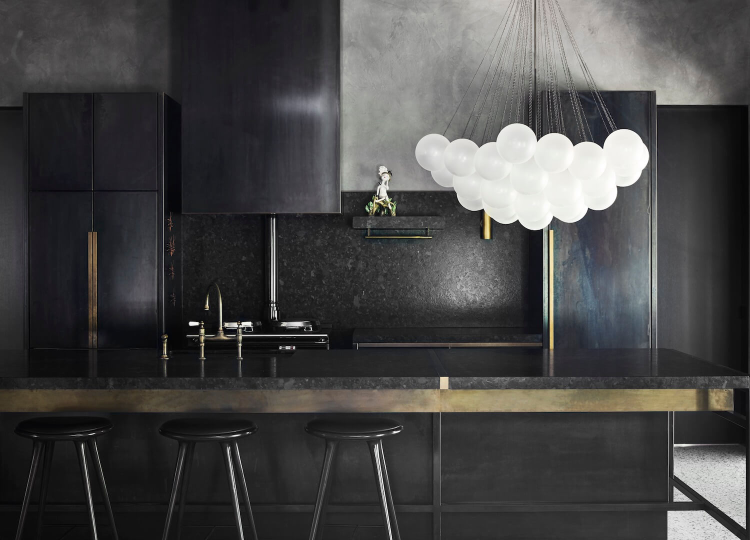 Lustra Chandelier Bubble Frosted Glass - Letslighting