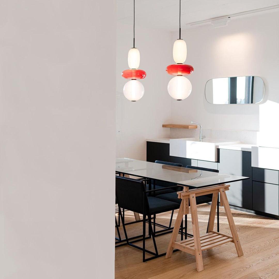 Noxic Glass Acrylic Artistic Pendant Light - Letslighting