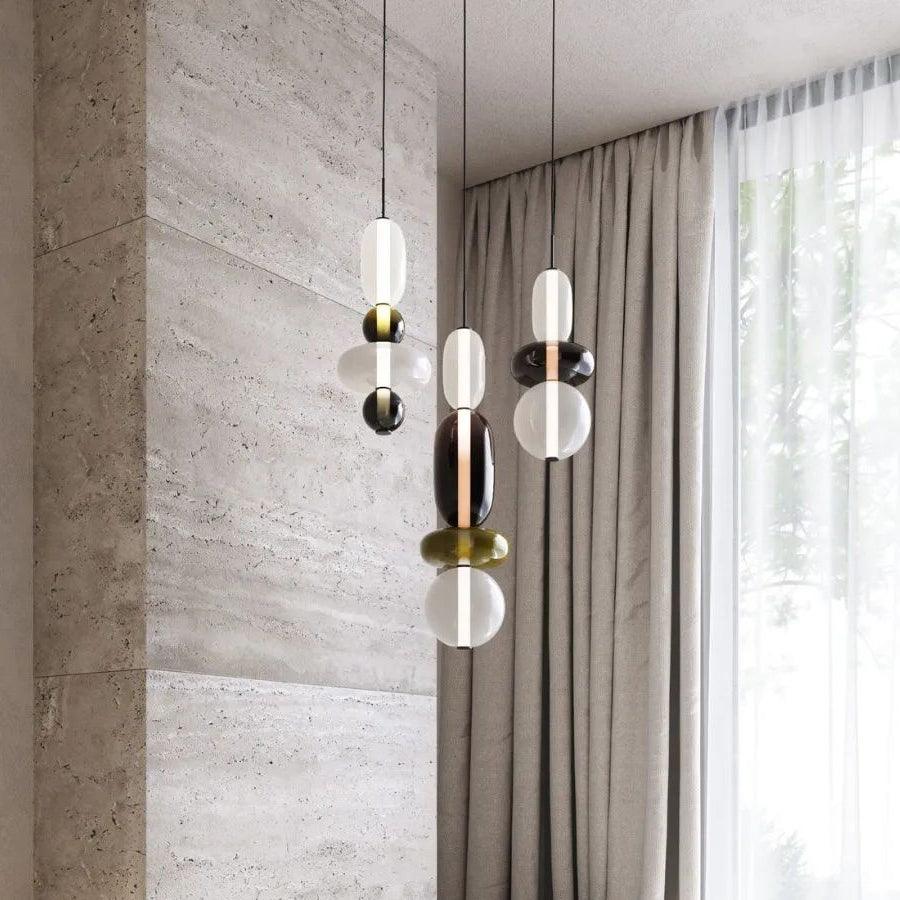 Noxic Glass Acrylic Artistic Pendant Light - Letslighting