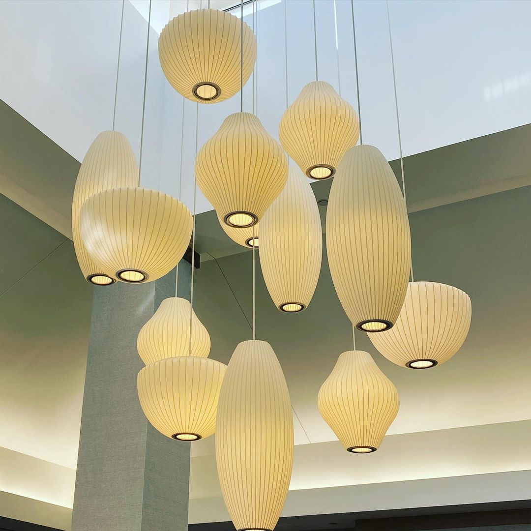 Nebula Bubble Mulberry Silk Pendant Lamp - Letslighting