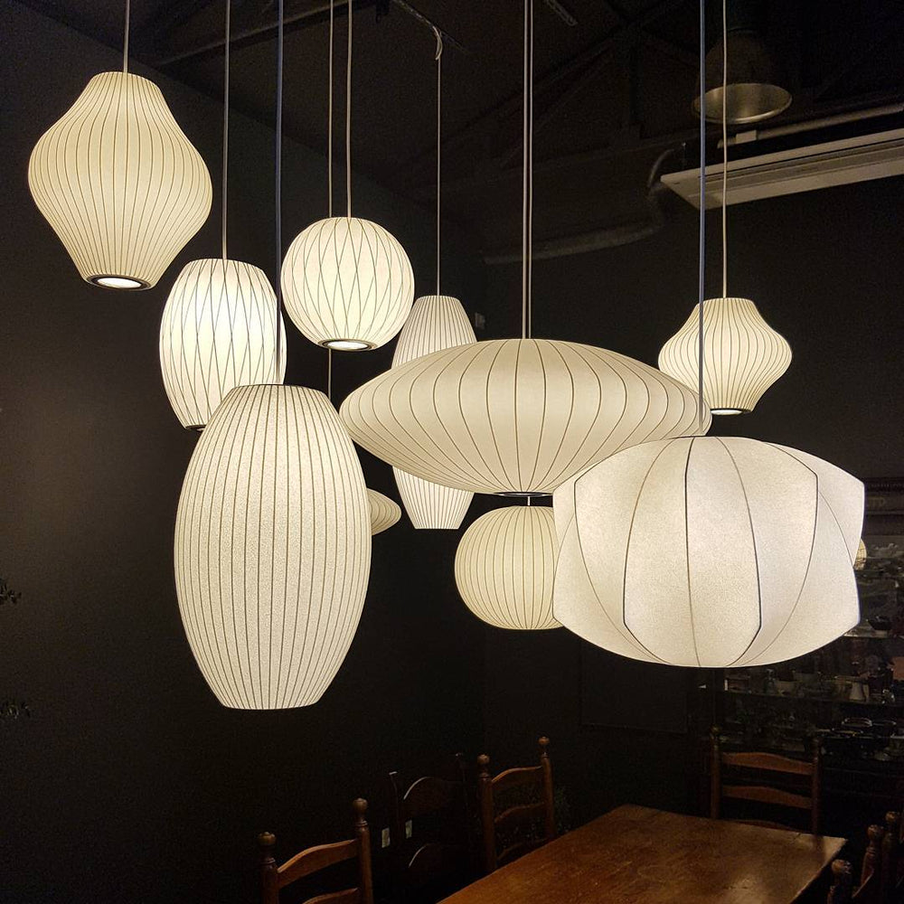 Nebula Bubble Mulberry Silk Pendant Lamp - Letslighting