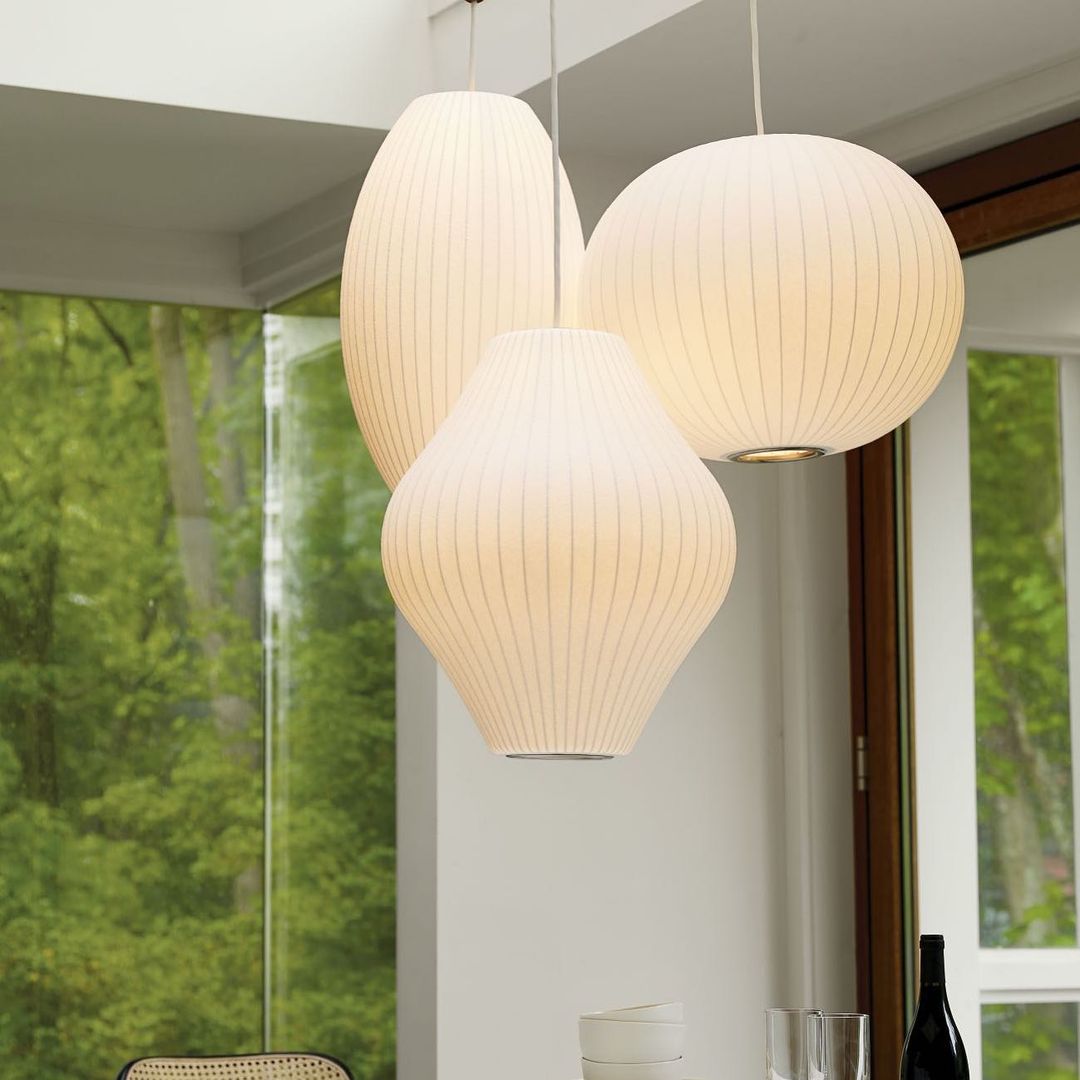 Nebula Bubble Mulberry Silk Pendant Lamp - Letslighting