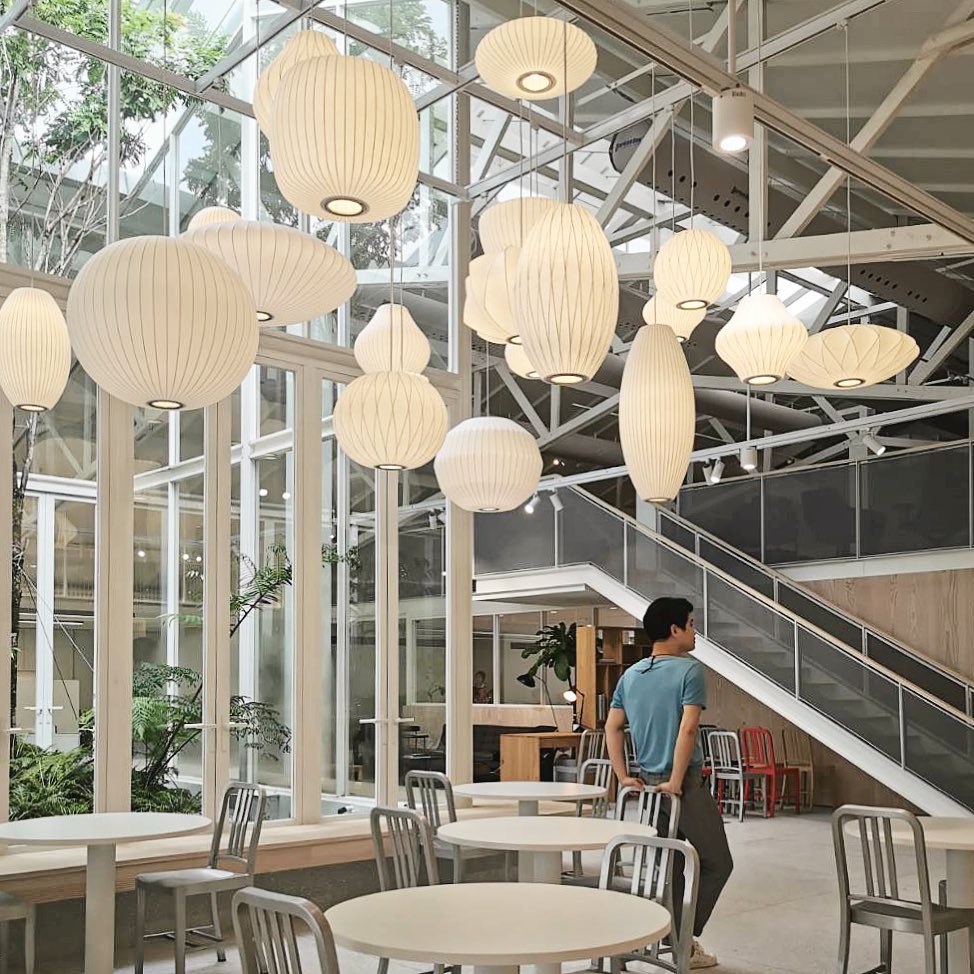 Nebula Bubble Mulberry Silk Pendant Lamp - Letslighting