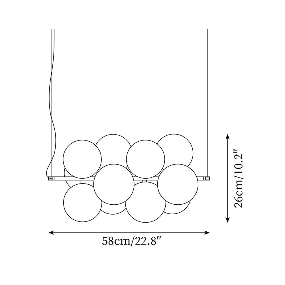 Floaton Bubbles Pendant Light - Letslighting