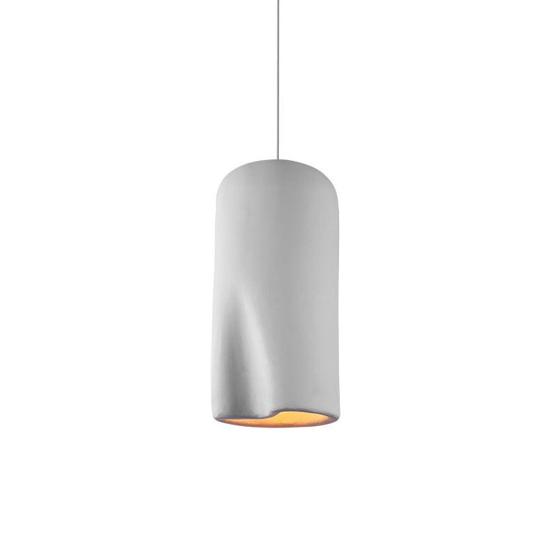 Solara Pendant Lamp Plaster Rounded Dome Wabi Sabi - Letslighting