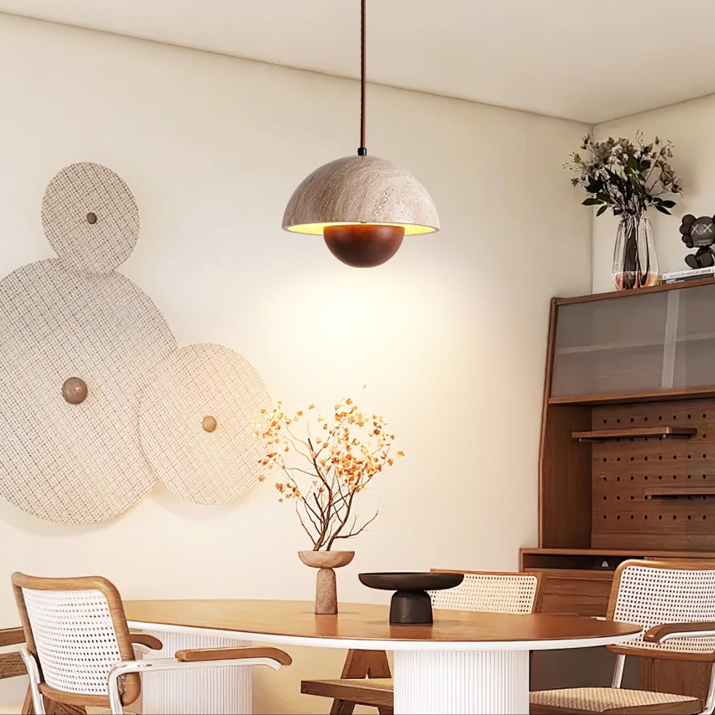 Ersile Travertine Pendant Light