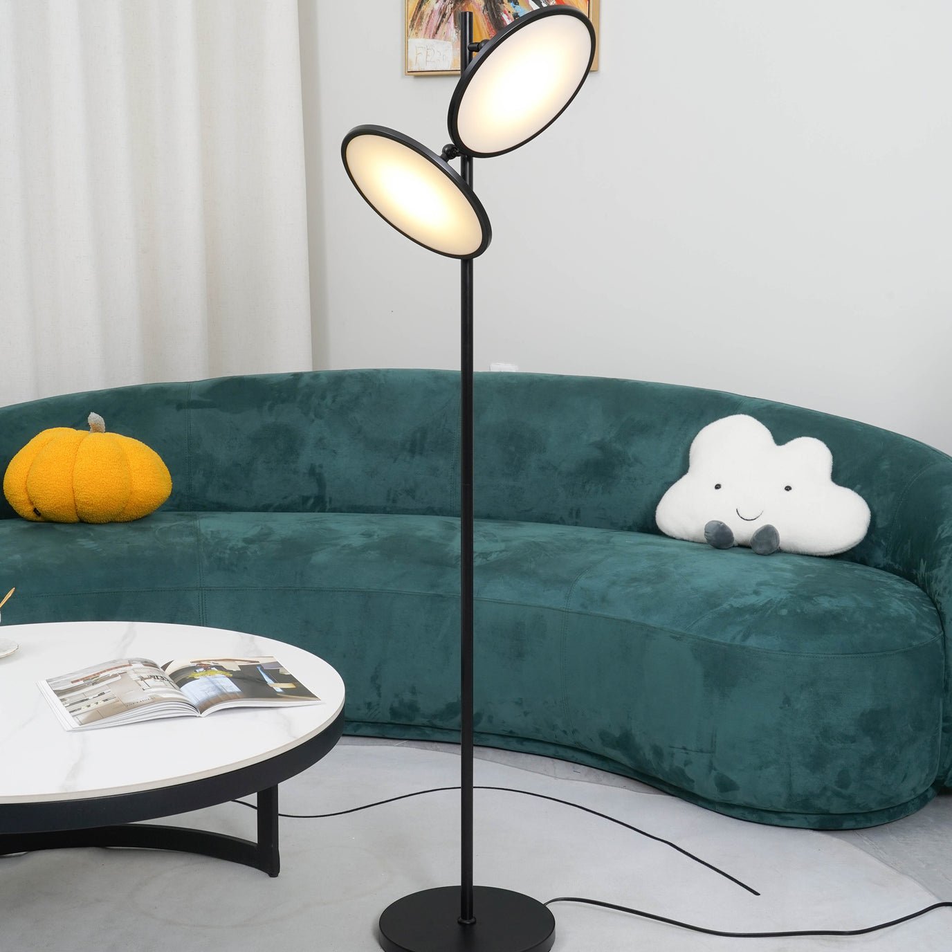 Orbiter Acrylic Artistic Floor Lamp - Letslighting