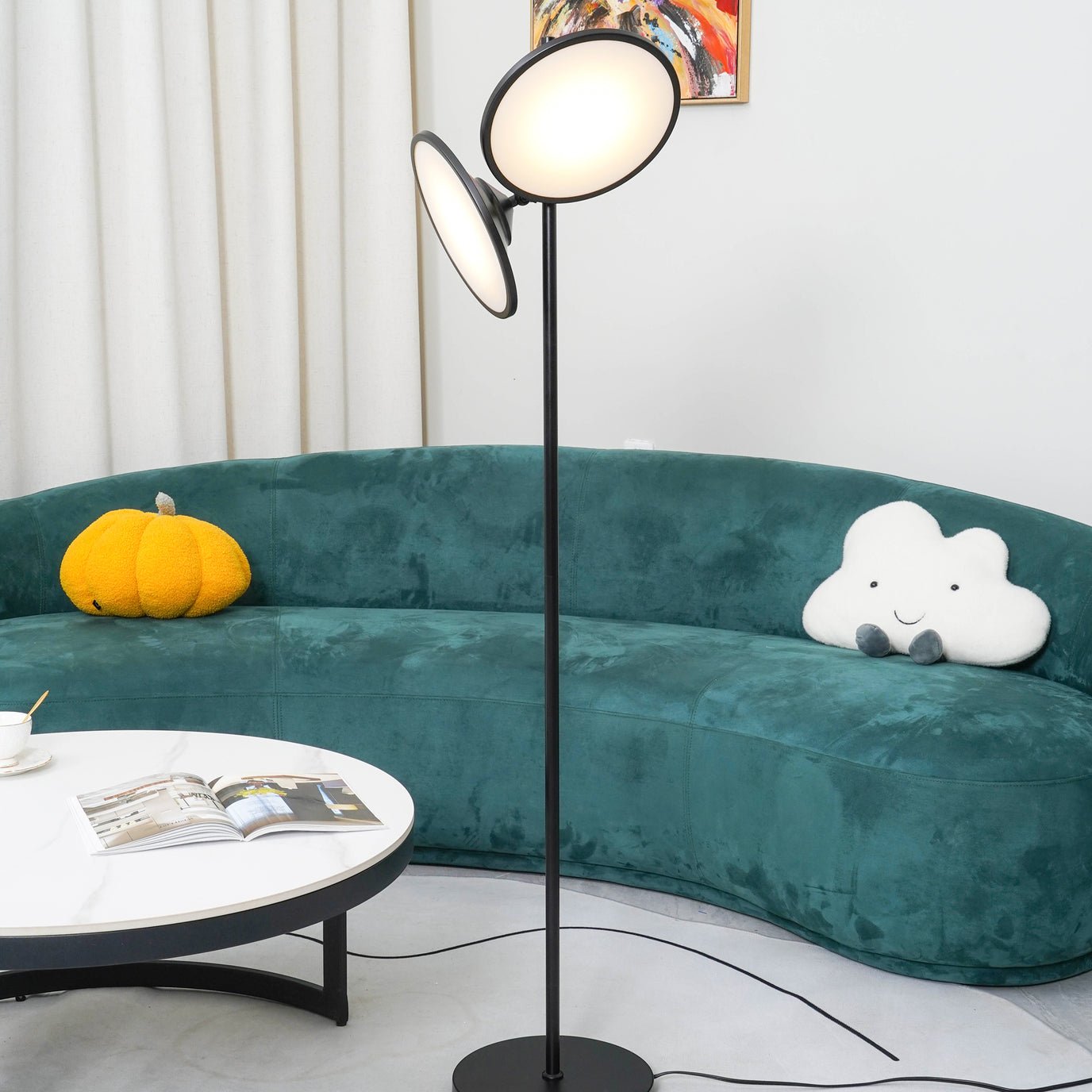 Orbiter Acrylic Artistic Floor Lamp - Letslighting