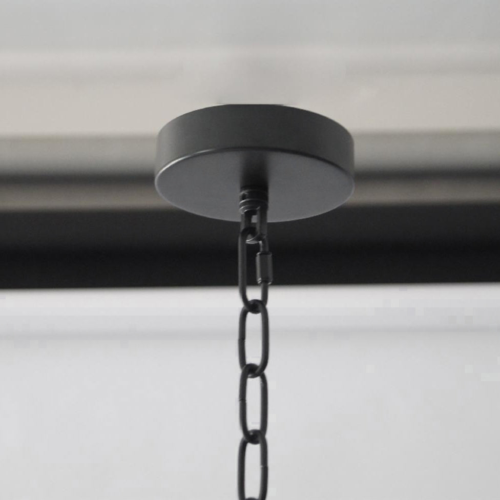 Celest Vintage Industrial Cage Glass Pendant Light - Letslighting