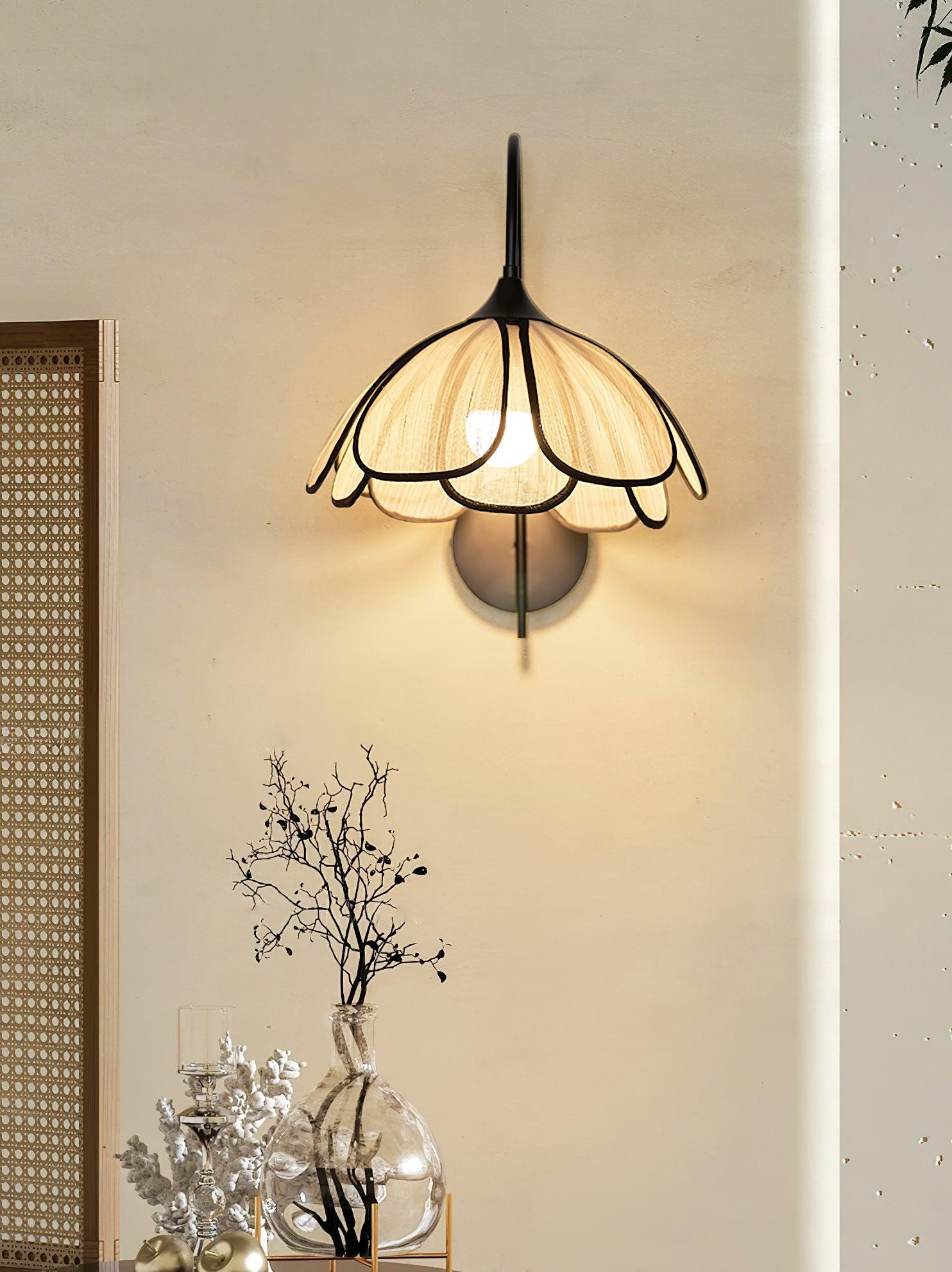 Ivsiliel Natural Burnt Petal Wall Lamp - Letslighting