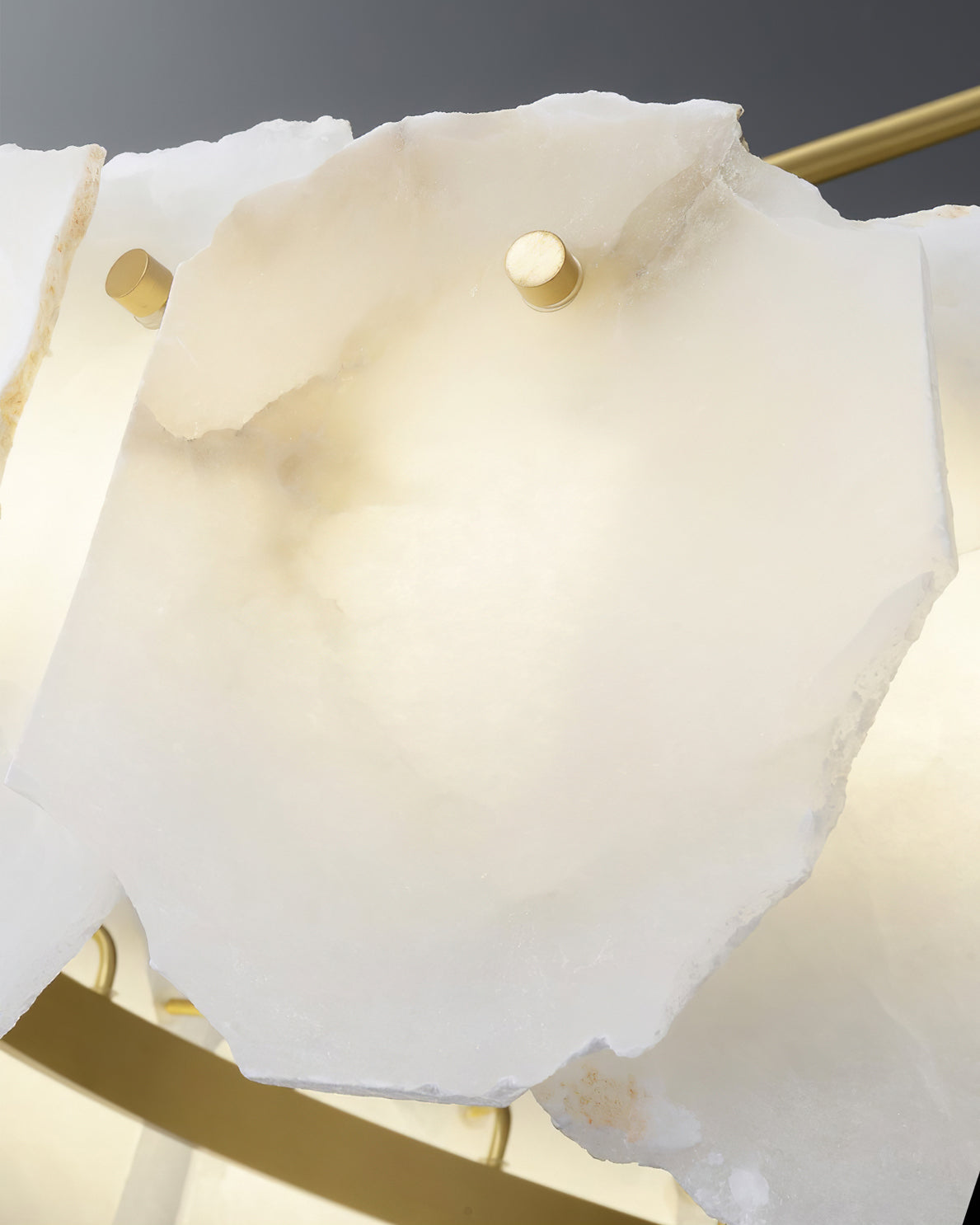 Burton Chandelier Alabaster Layered Halo - Letslighting