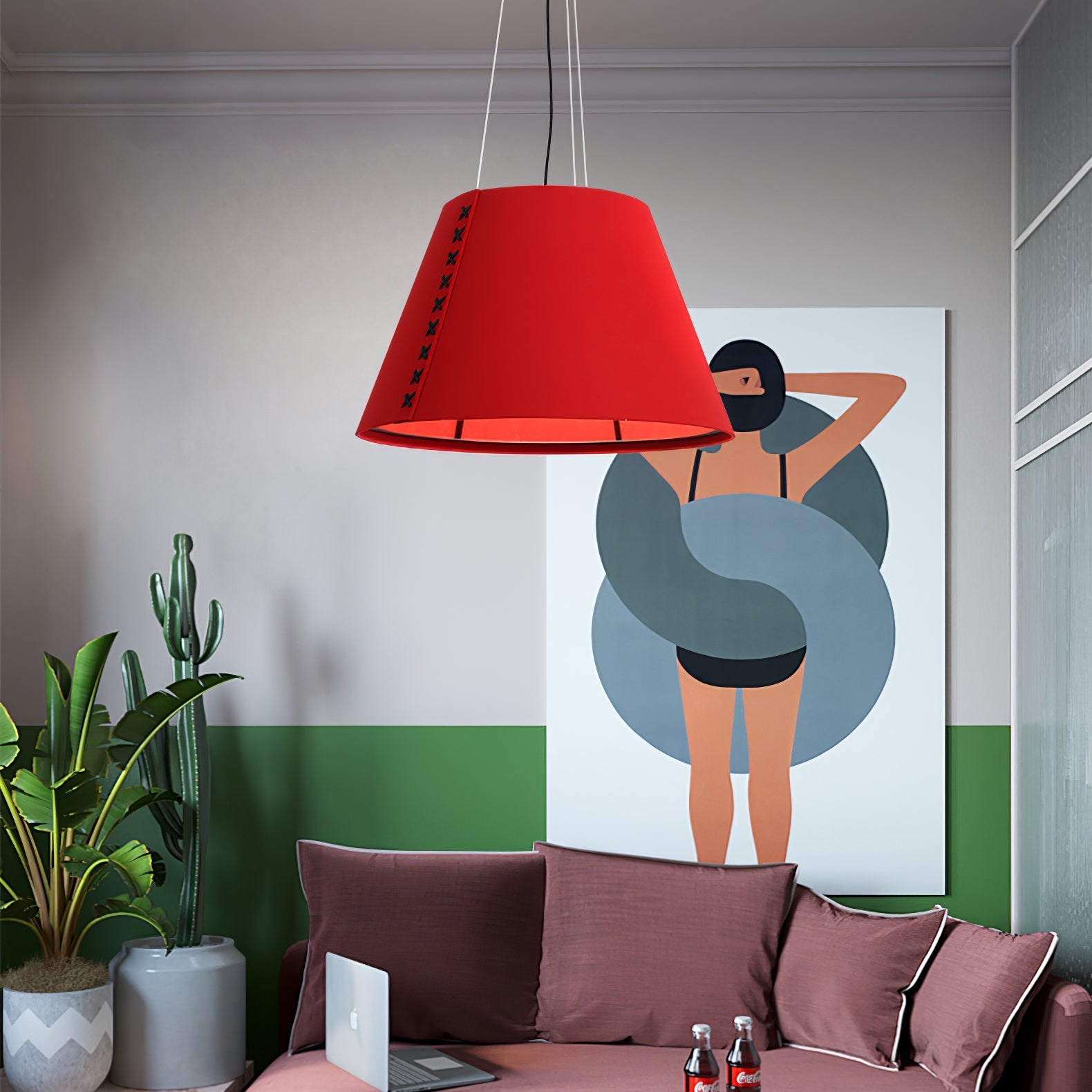 Acoustic Pendant Lamp Noise Reduction Office - Letslighting