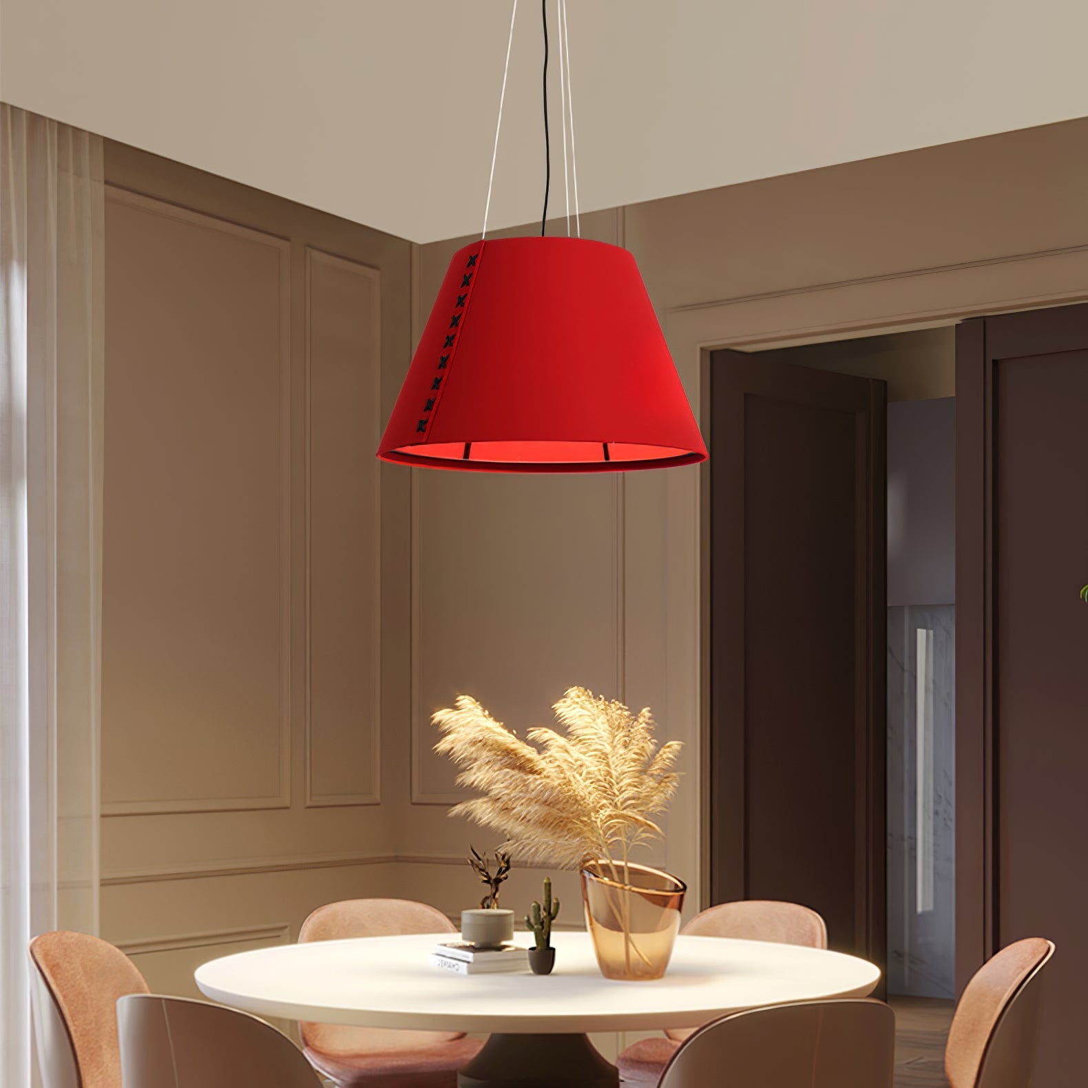 Acoustic Pendant Lamp Noise Reduction Office - Letslighting