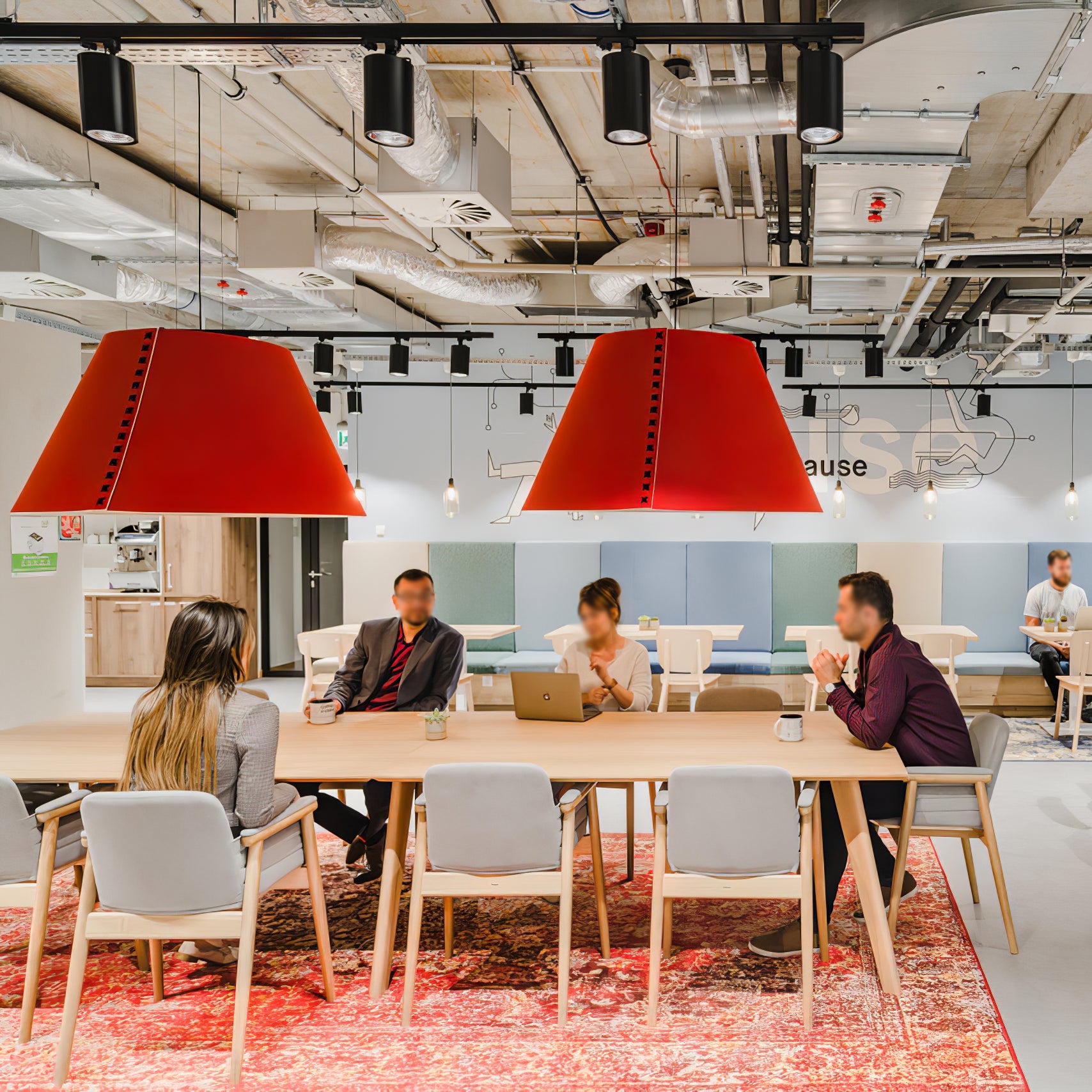 Acoustic Pendant Lamp Noise Reduction Office - Letslighting