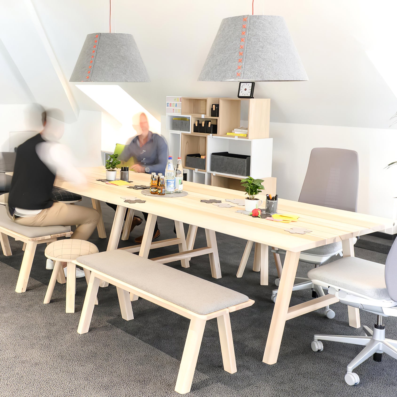 Acoustic Pendant Lamp Noise Reduction Office - Letslighting
