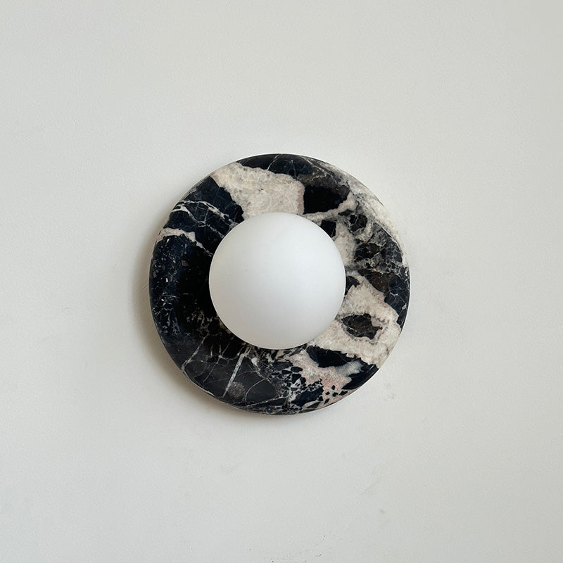 Uvinos Modern Minimalist Black Marble Sconce Wall Lamp - Letslighting