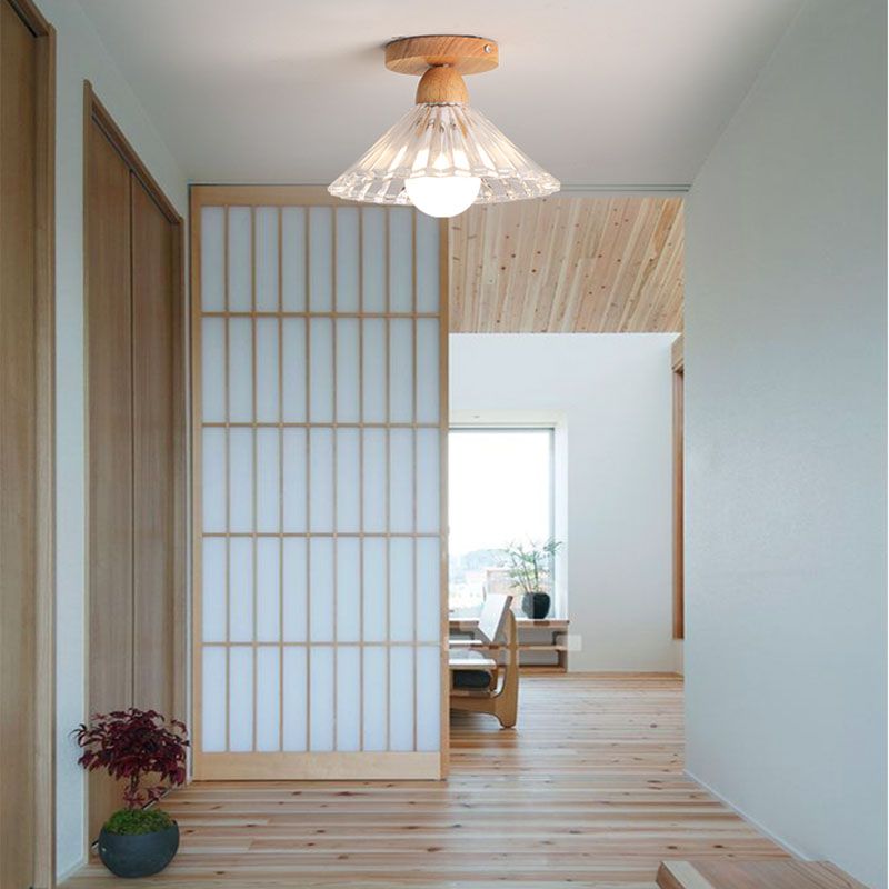 Arisha Nordic Minimalist Semi-Flush Mount Ceiling Light