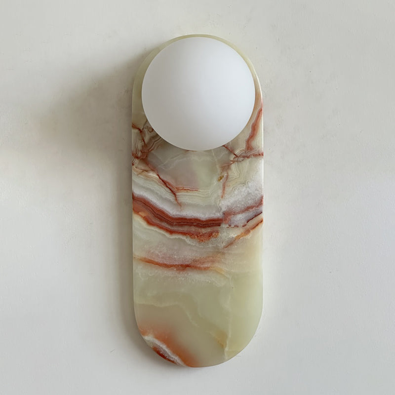 Idoraris Modern Minimalist Cyan Jade Sconce Wall Lamp - Letslighting