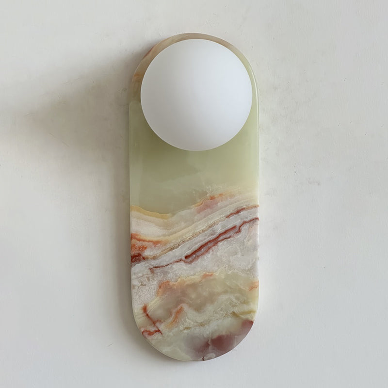 Idoraris Modern Minimalist Cyan Jade Sconce Wall Lamp - Letslighting