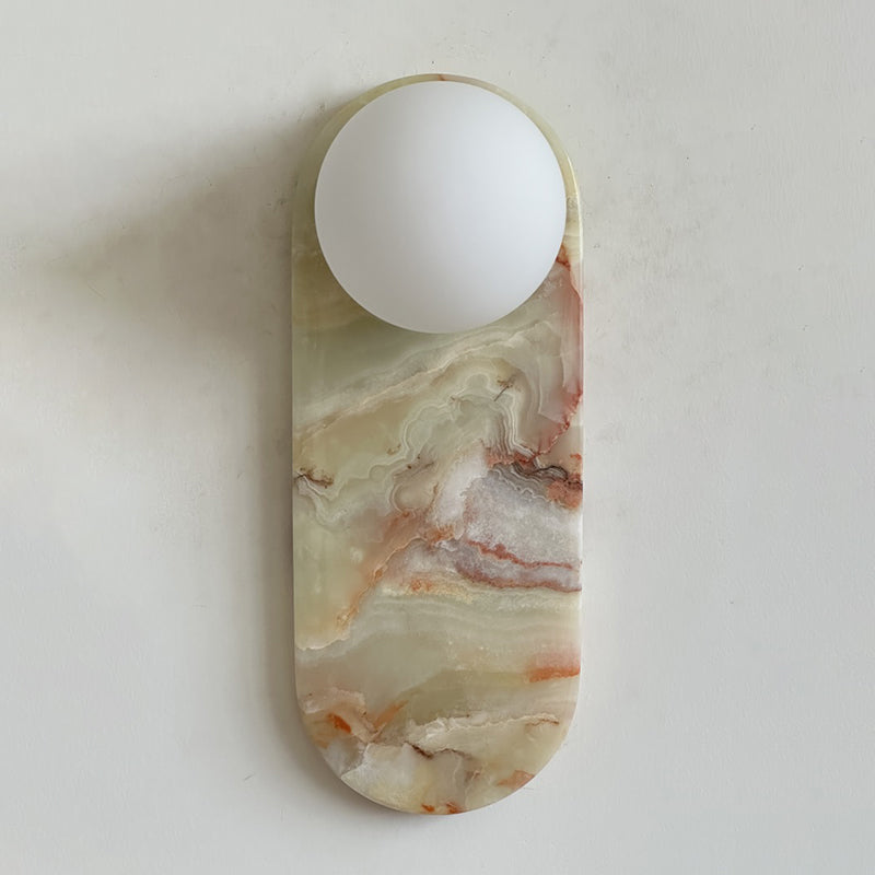 Idoraris Modern Minimalist Cyan Jade Sconce Wall Lamp - Letslighting