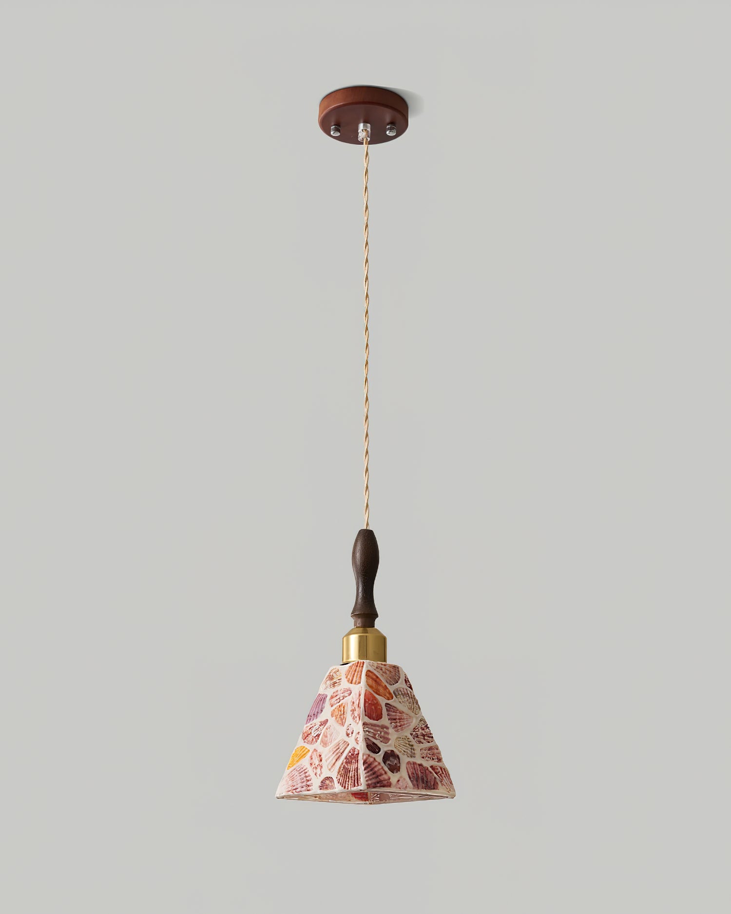 Cabana Pendant Lamp Coastal Shell Motifs - Letslighting