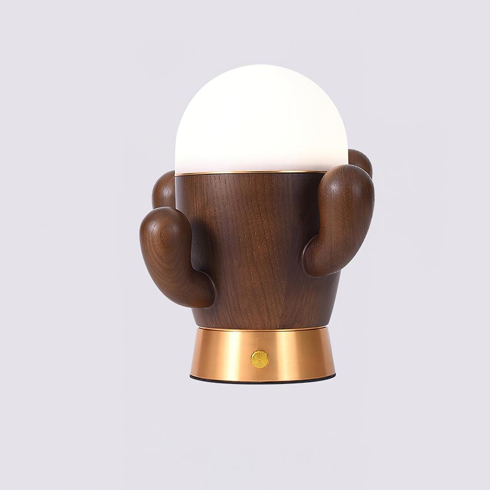 Solivice Wooden Whimsical Table Lamp - Letslighting