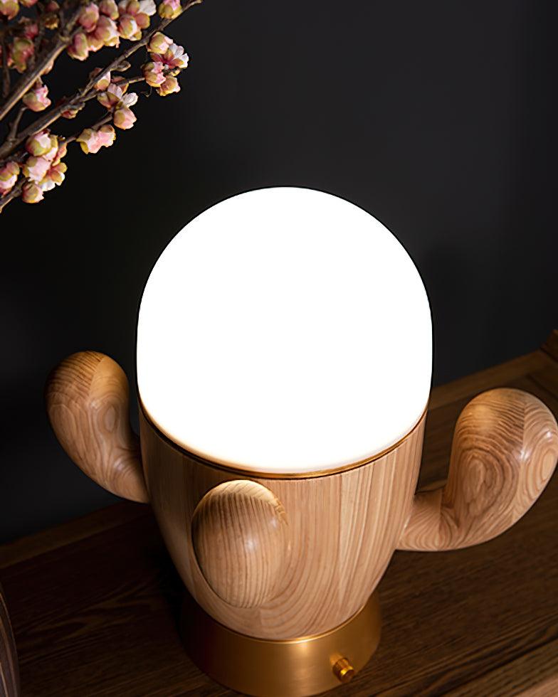 Solivice Wooden Whimsical Table Lamp - Letslighting