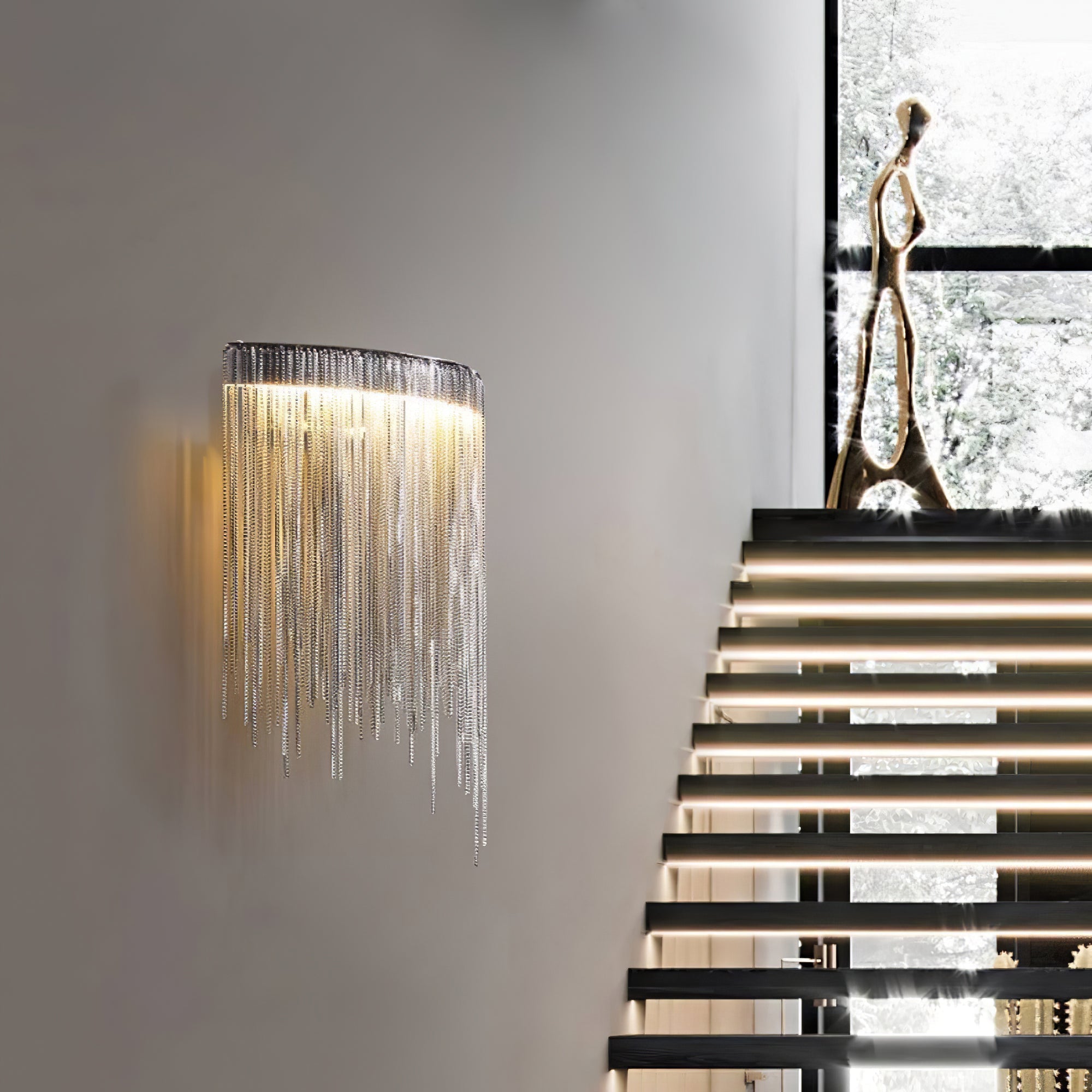 Cryste Steel Elegant Wall Lamp - Letslighting