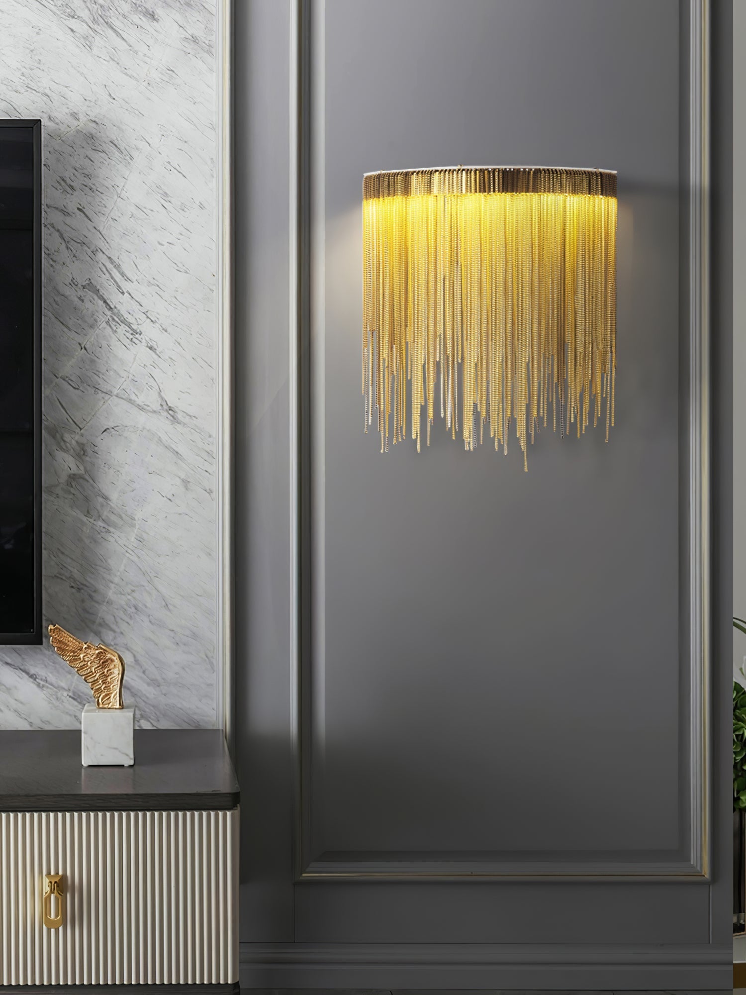 Cryste Steel Elegant Wall Lamp - Letslighting