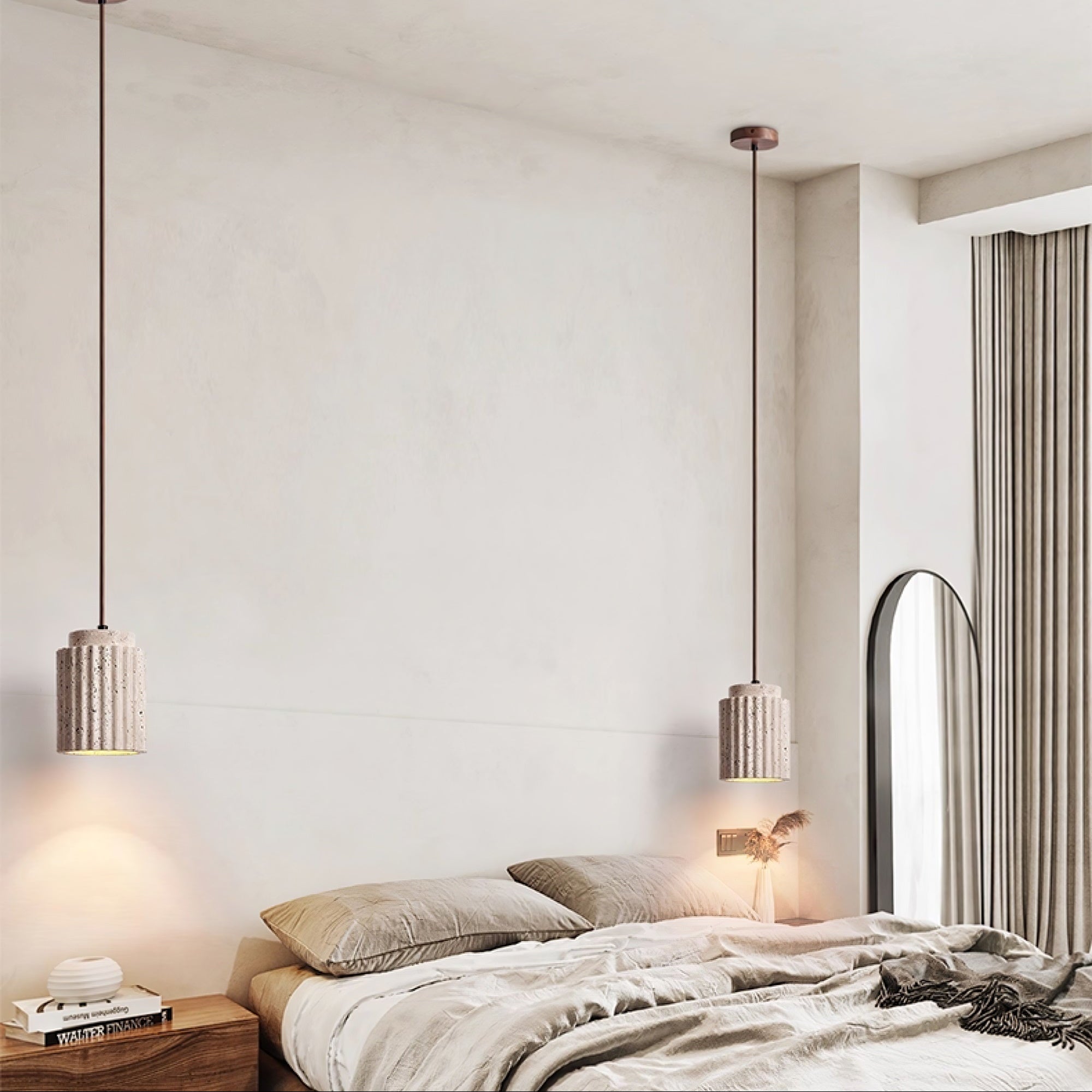 Mysolel Travertine Pendant Light