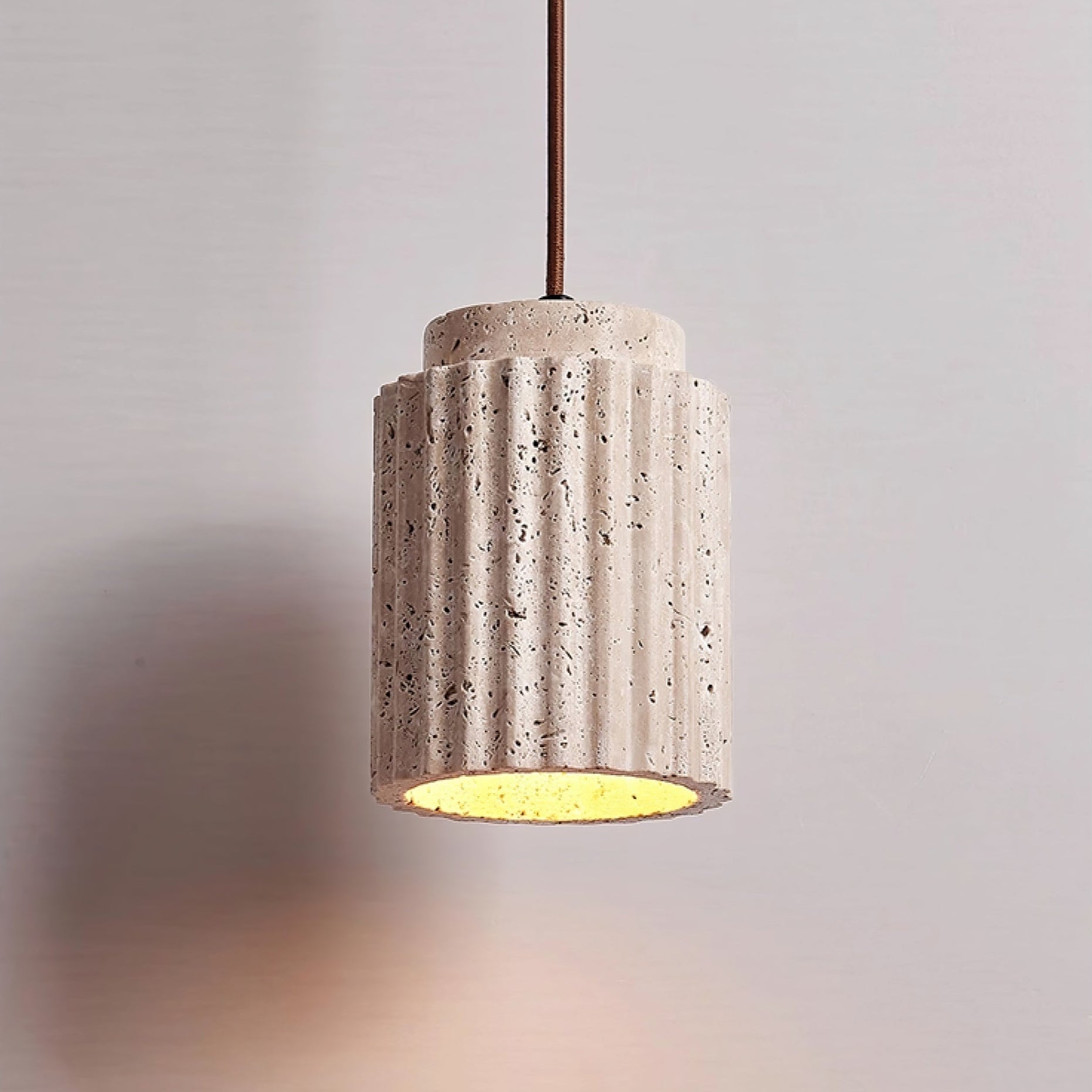 Mysolel Travertine Pendant Light