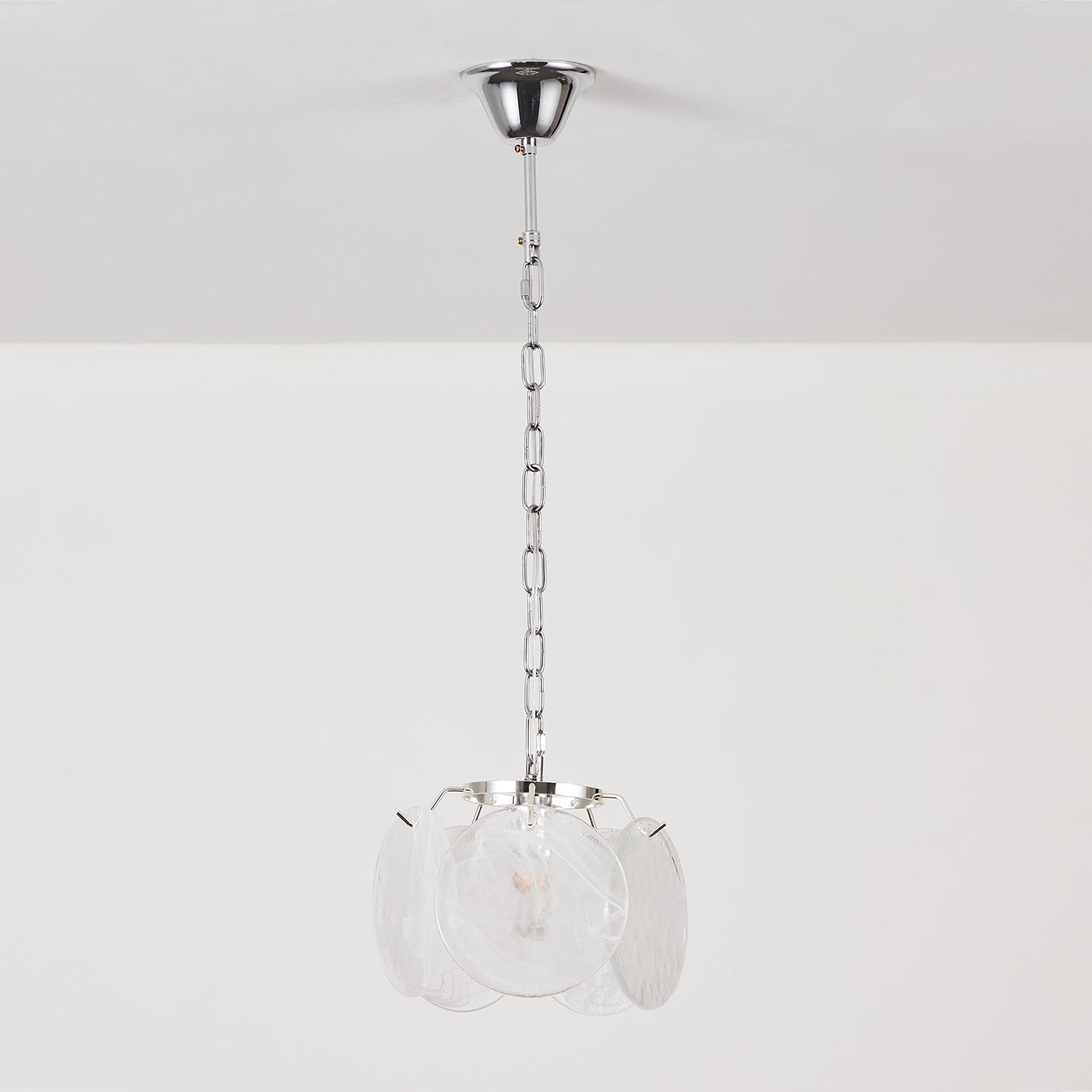 Caelina Pendant Lamp Swirling Glass Discs - Letslighting