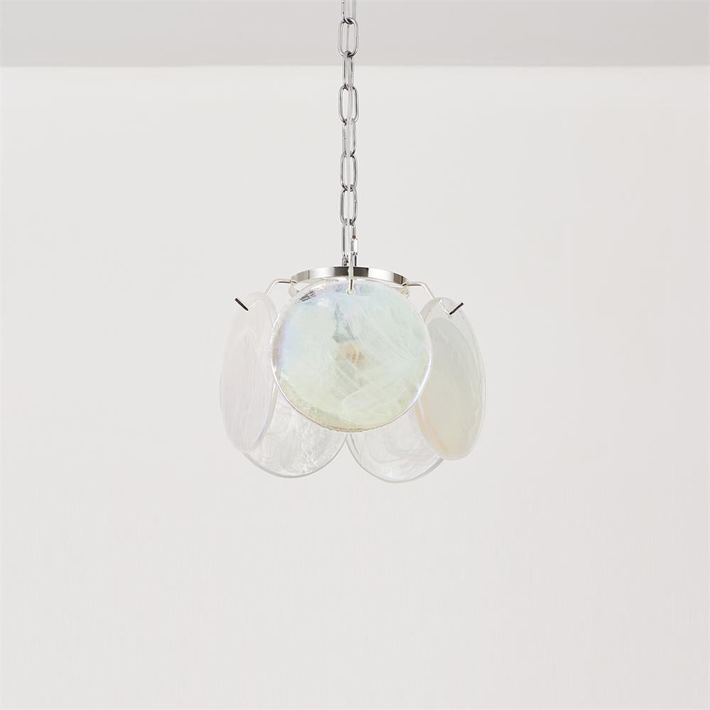 Caelina Pendant Lamp Swirling Glass Discs - Letslighting