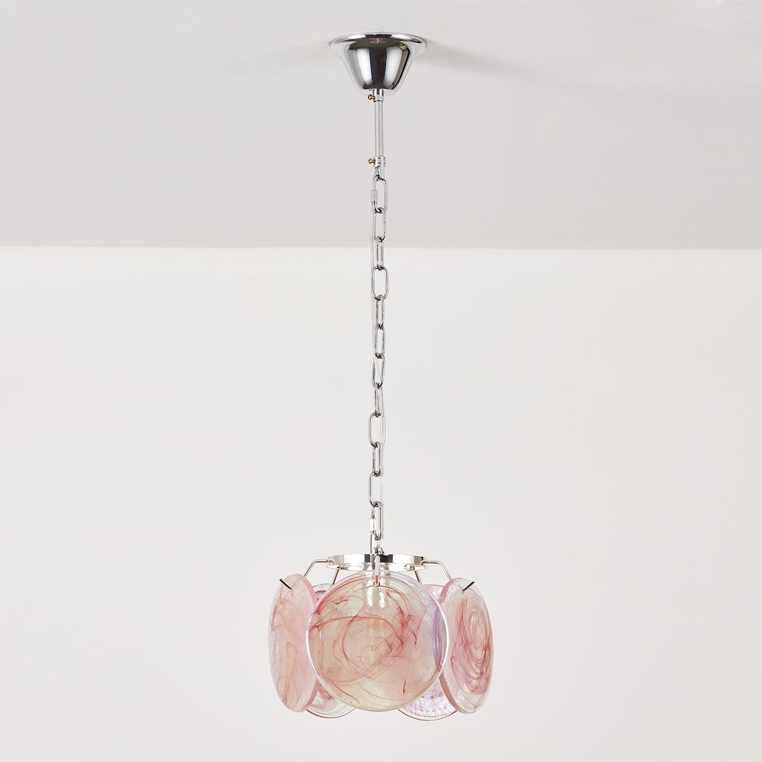 Caelina Pendant Lamp Swirling Glass Discs - Letslighting