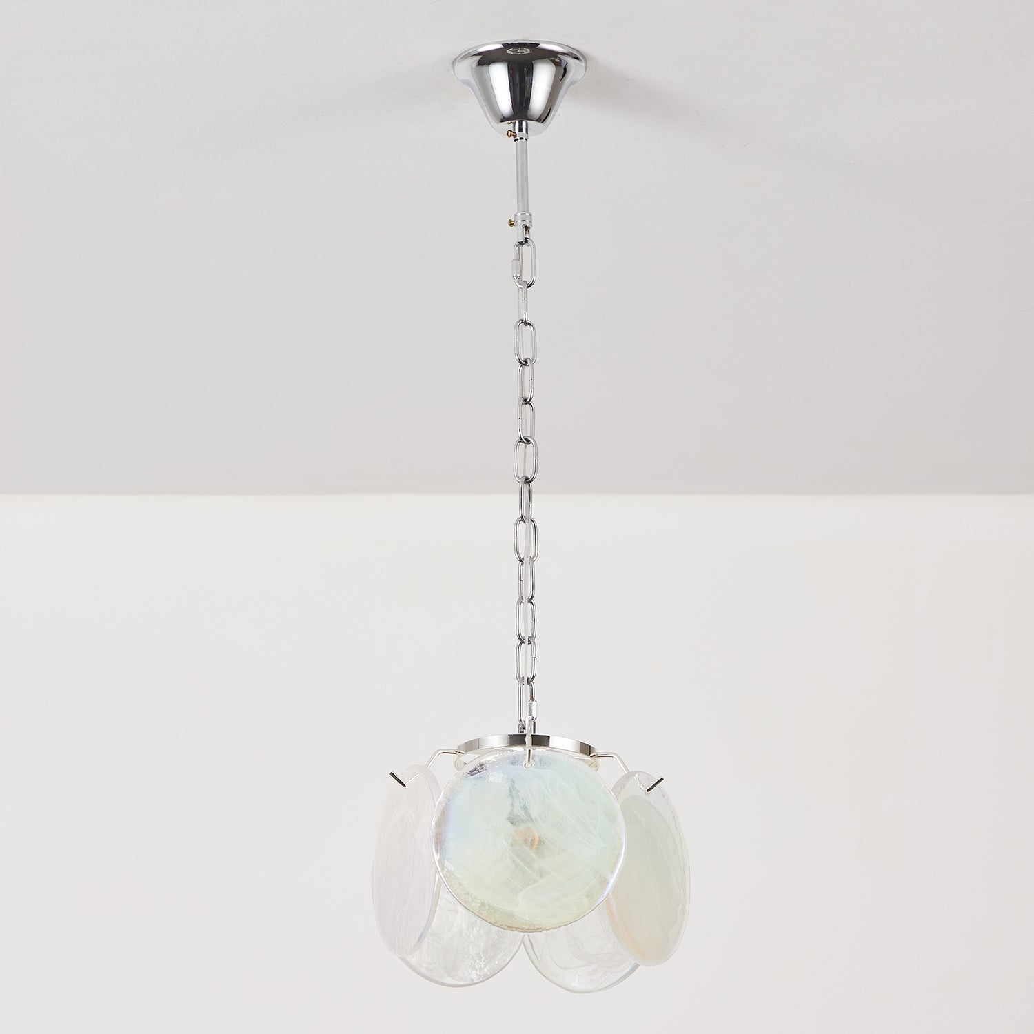 Caelina Pendant Lamp Swirling Glass Discs - Letslighting