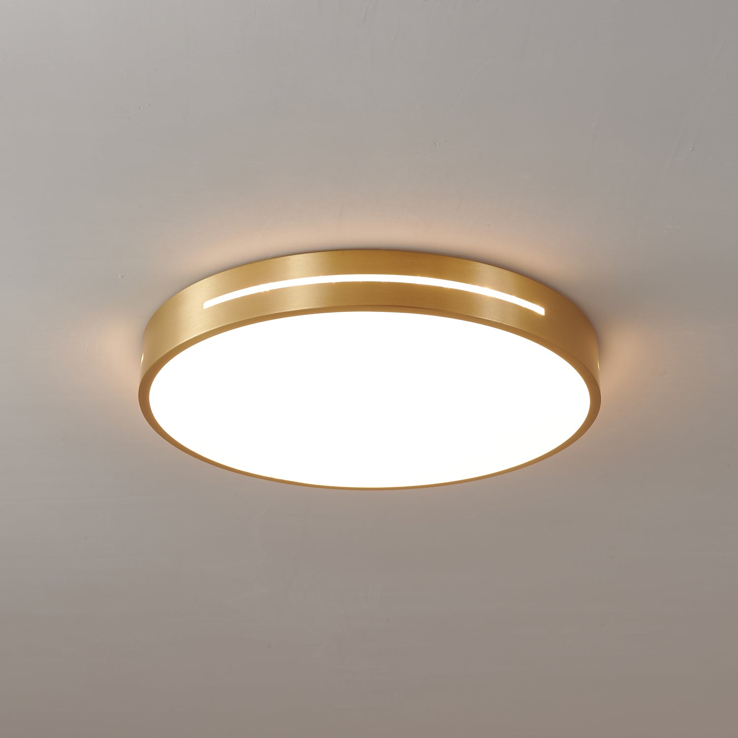 Eurcarara Modern Minimalist Brass Ceiling Light - Letslighting