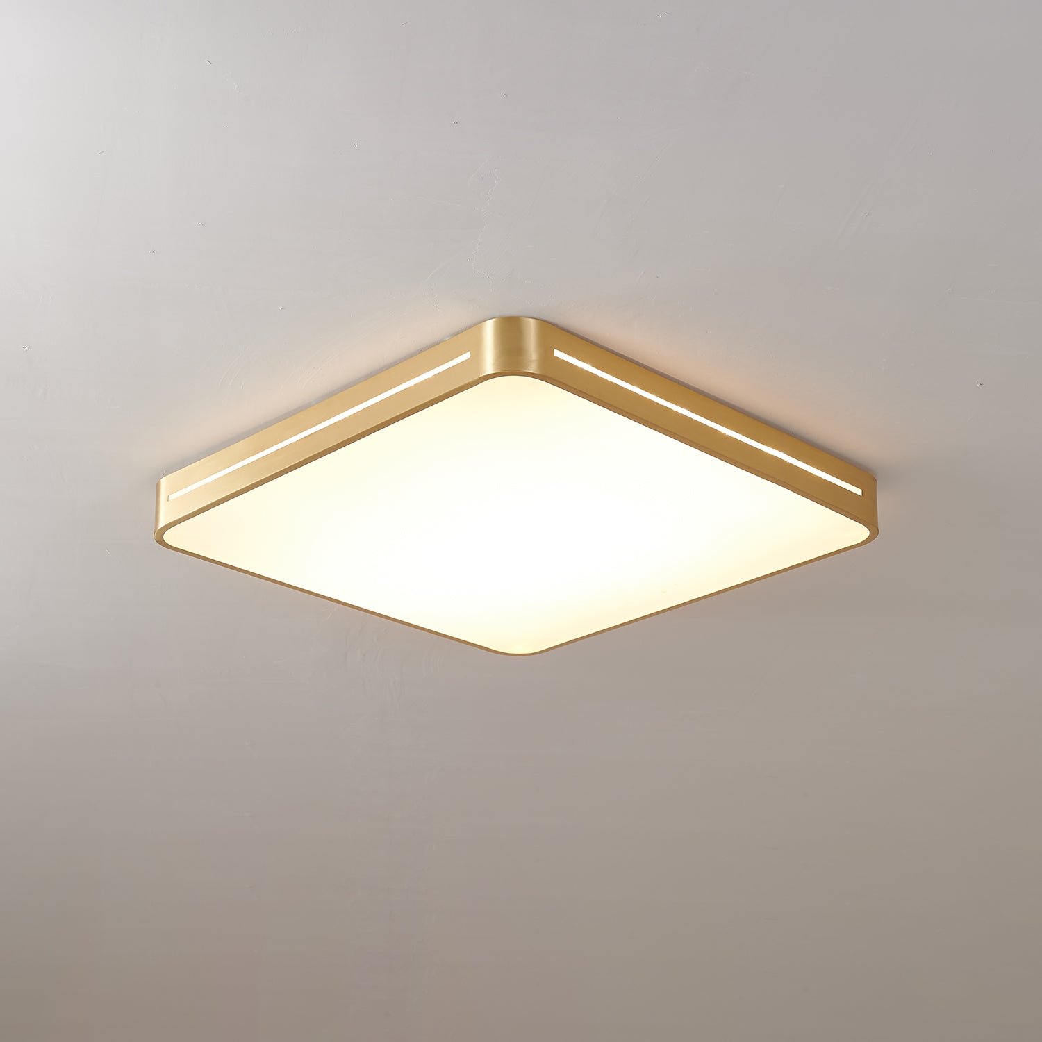 Eurcarara Modern Minimalist Brass Ceiling Light - Letslighting