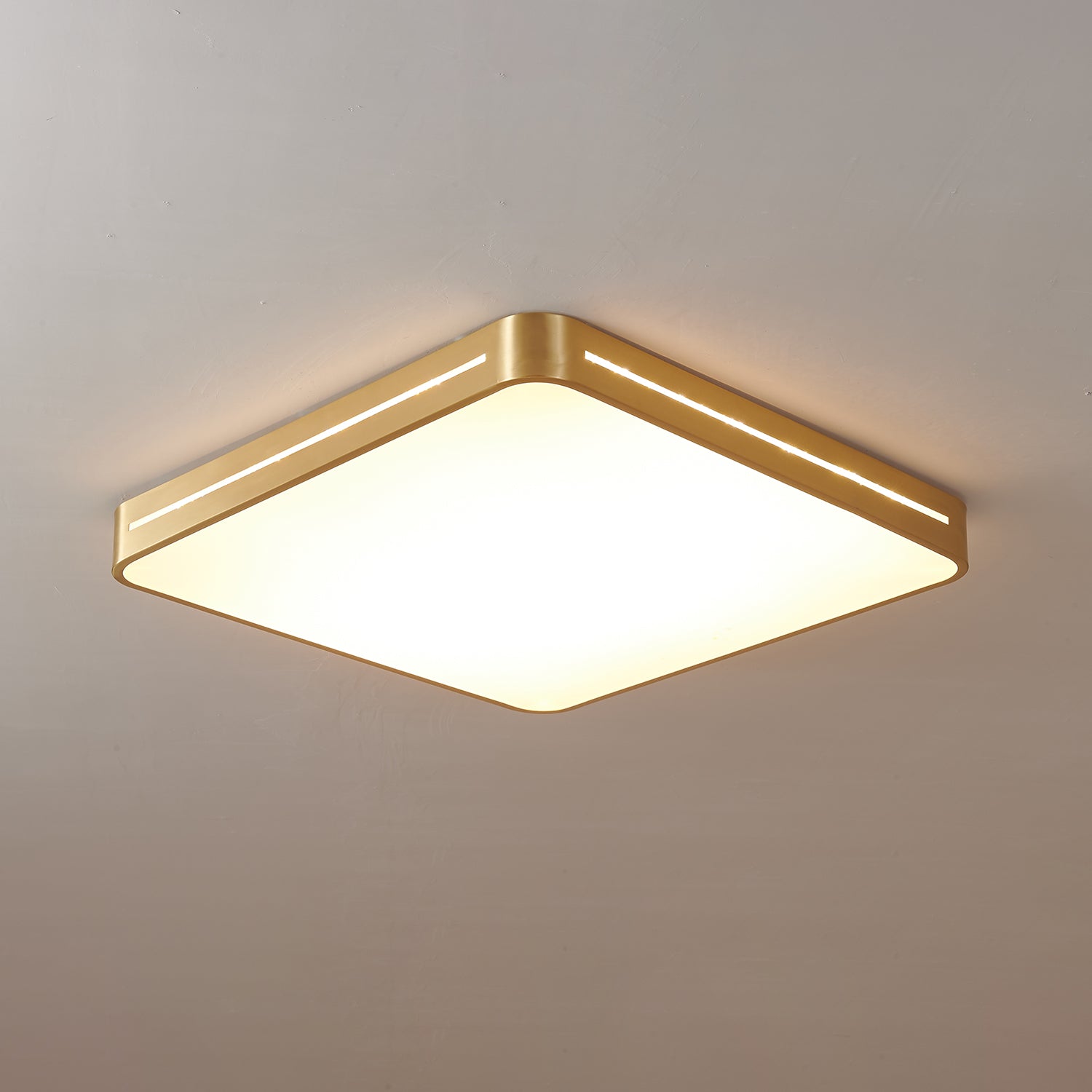 Eurcarara Modern Minimalist Brass Ceiling Light - Letslighting