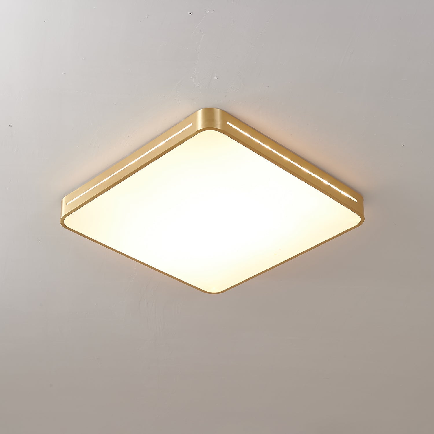 Eurcarara Modern Minimalist Brass Ceiling Light - Letslighting