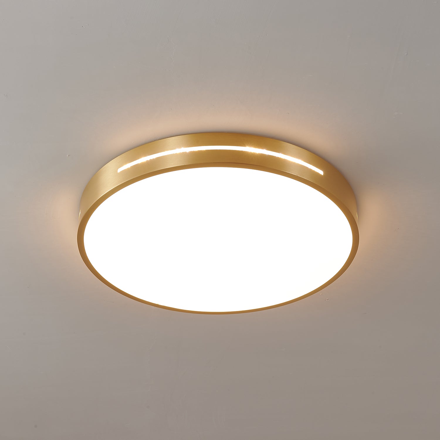 Eurcarara Modern Minimalist Brass Ceiling Light - Letslighting